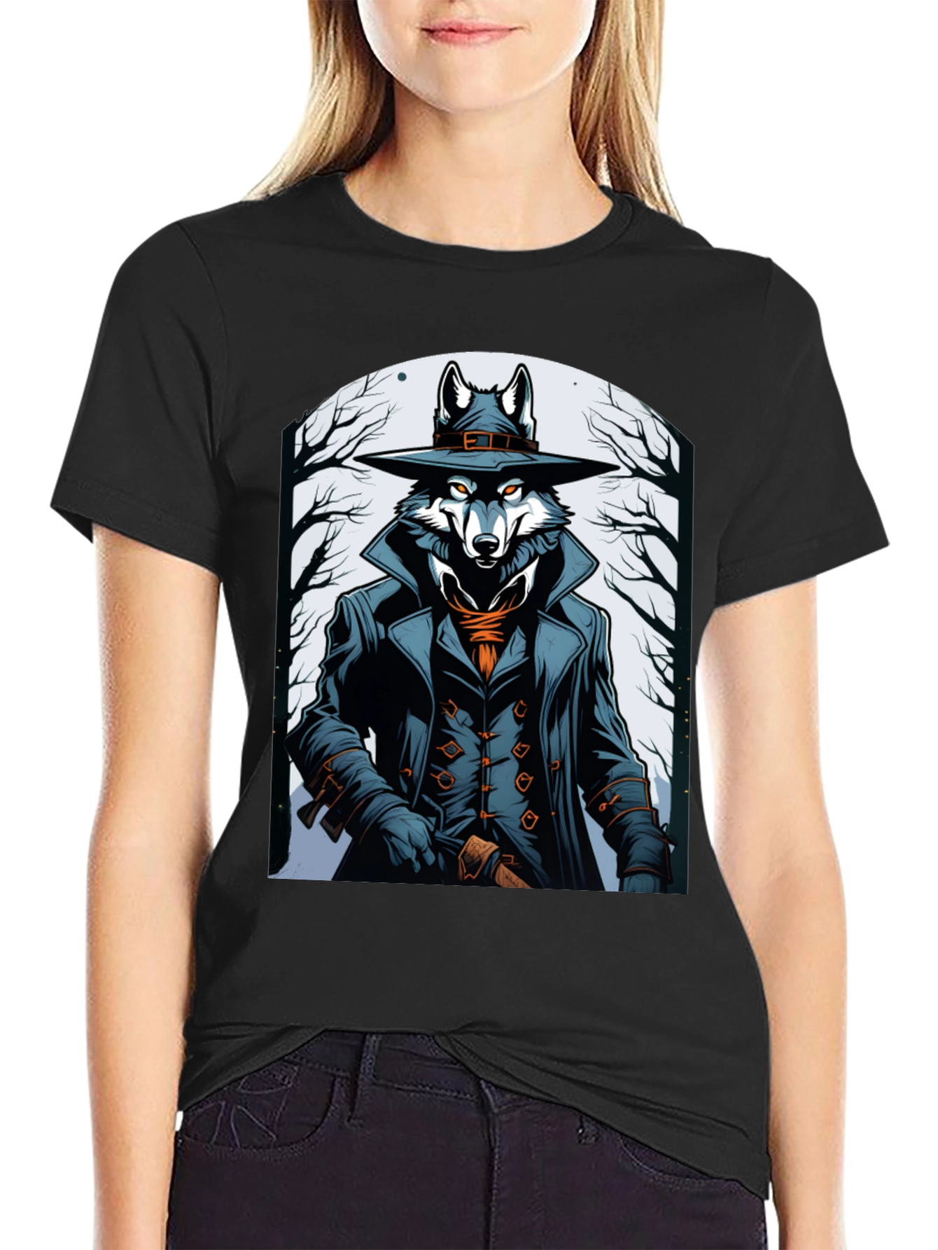 Wolf Hunter Graphic T-Shirt