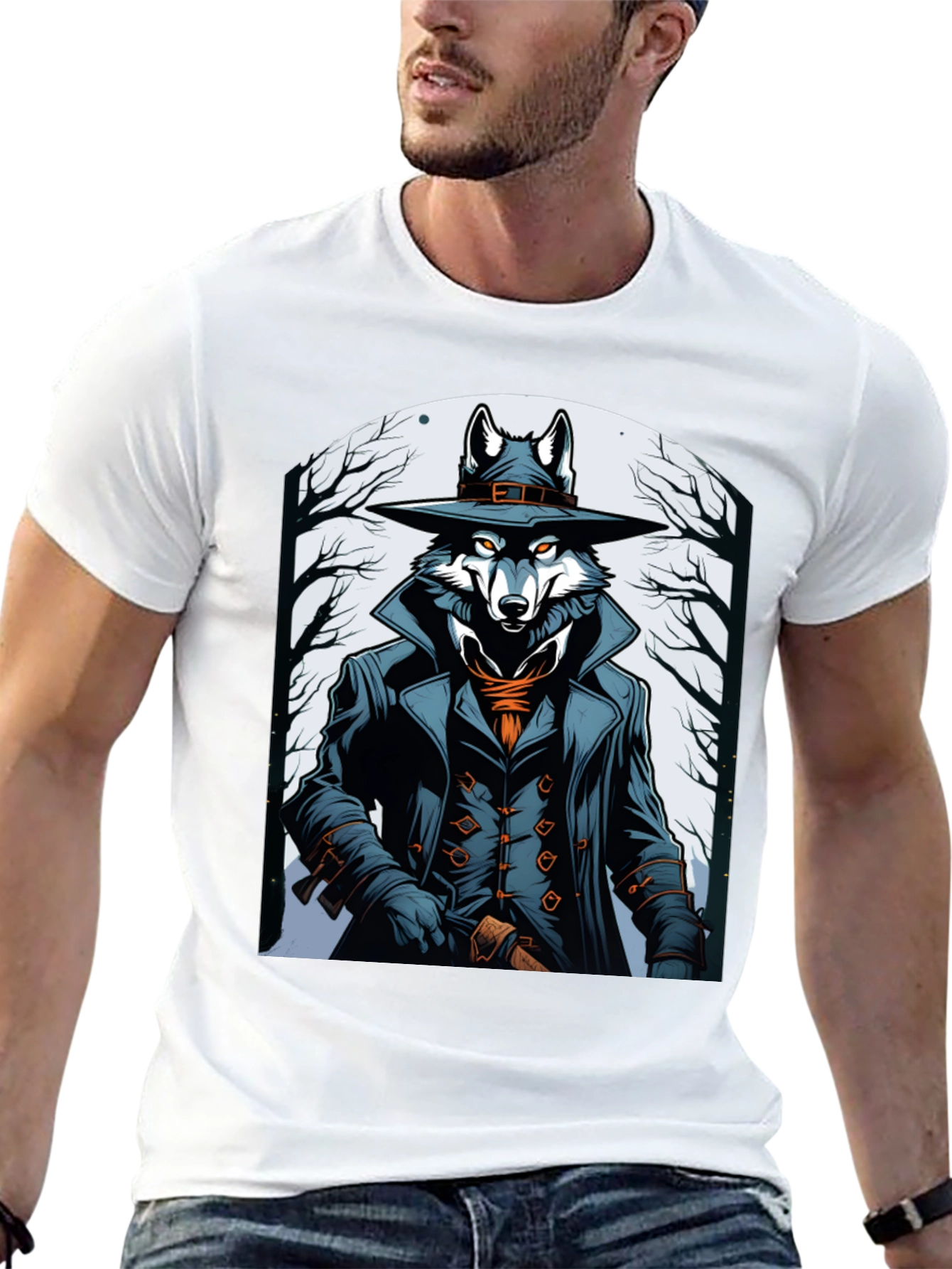 Wolf Hunter Graphic T-Shirt
