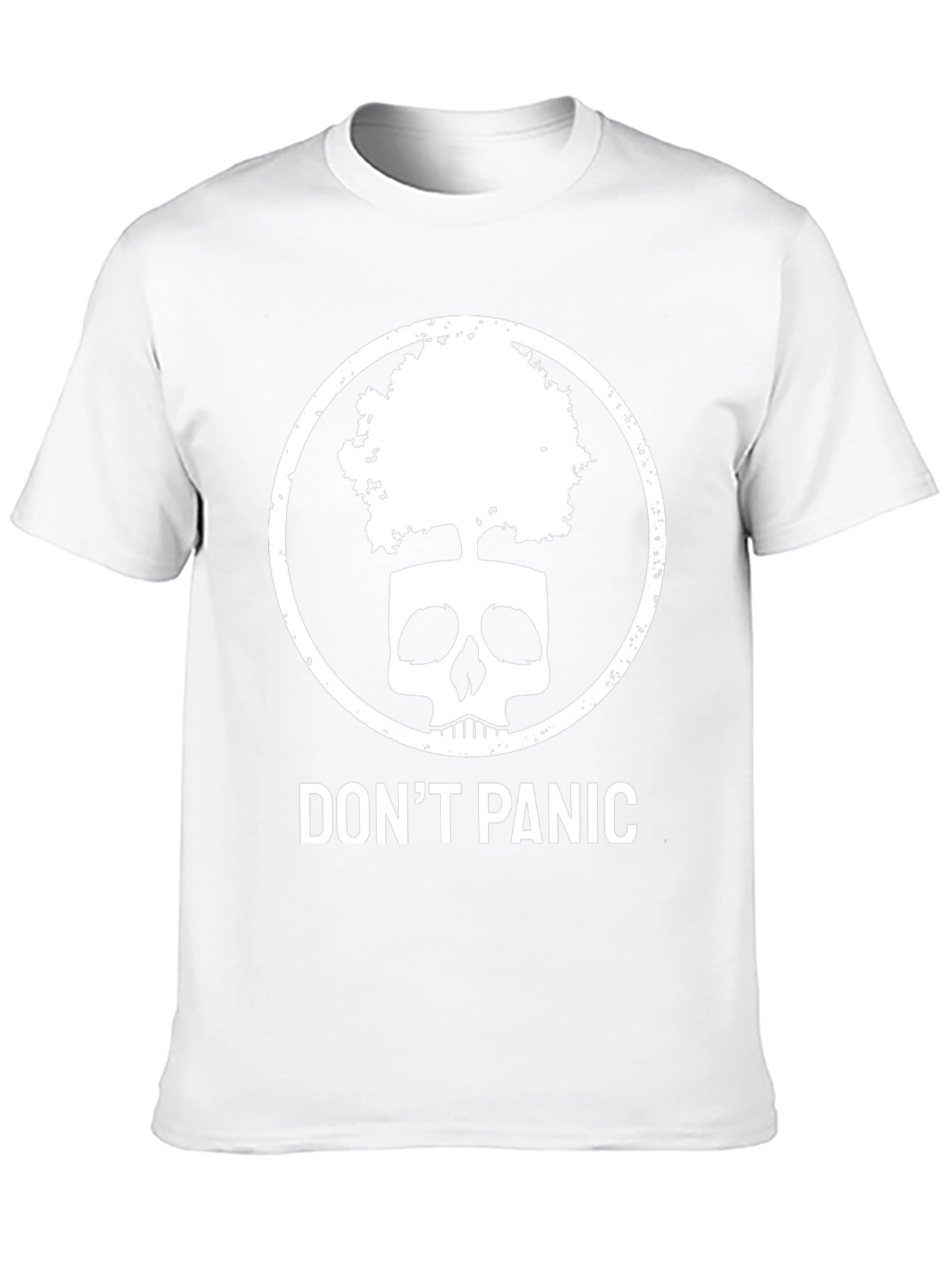 Dont Panic Skull Tree Graphic Tee