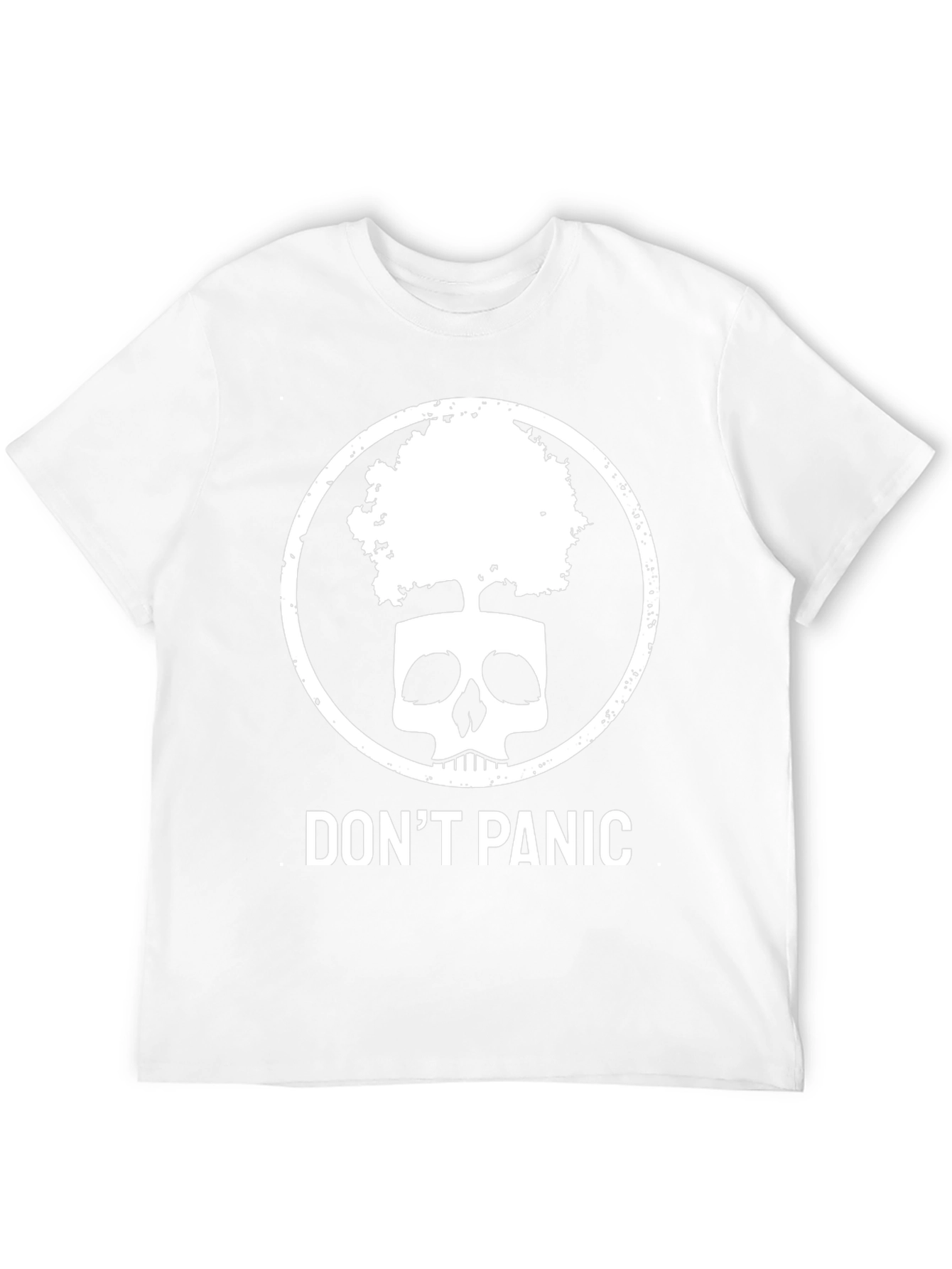 Dont Panic Skull Tree Graphic Tee