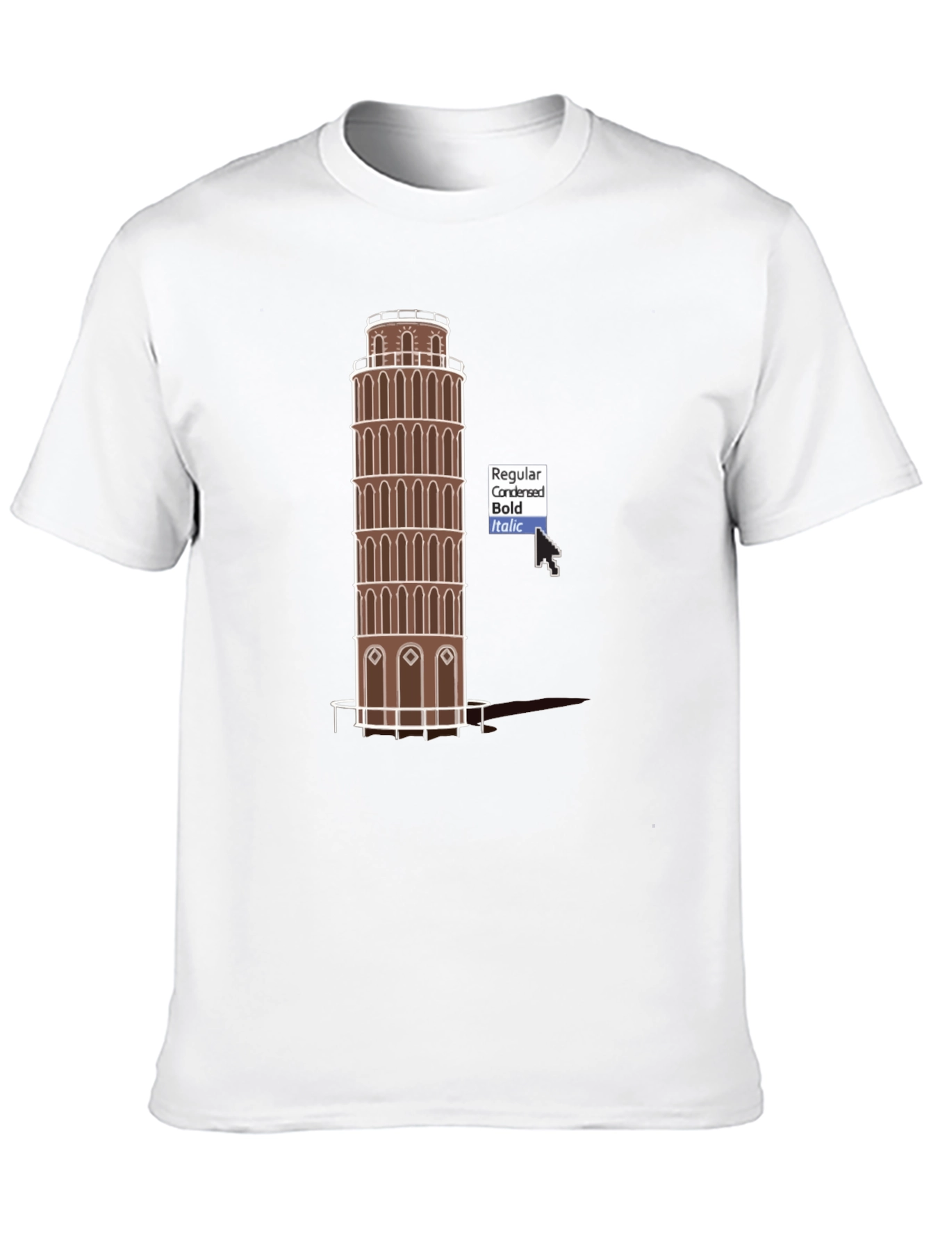 Leaning Tower T-Shirt - Unique Travel Souvenir