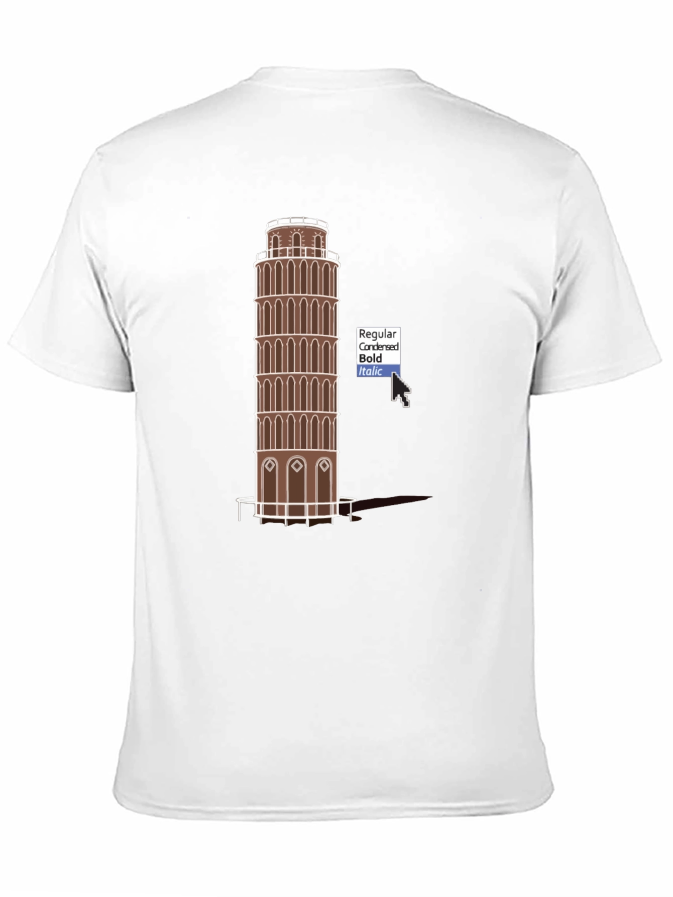 Leaning Tower T-Shirt - Unique Travel Souvenir