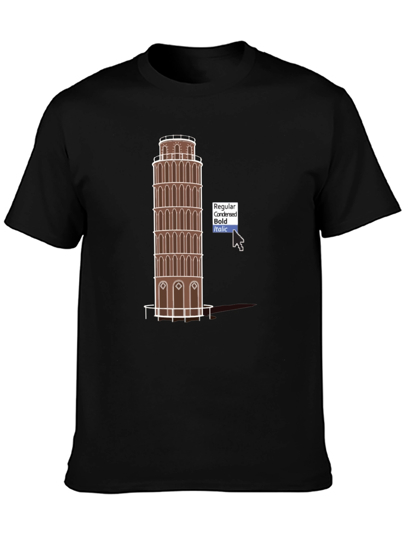 Leaning Tower T-Shirt - Unique Travel Souvenir