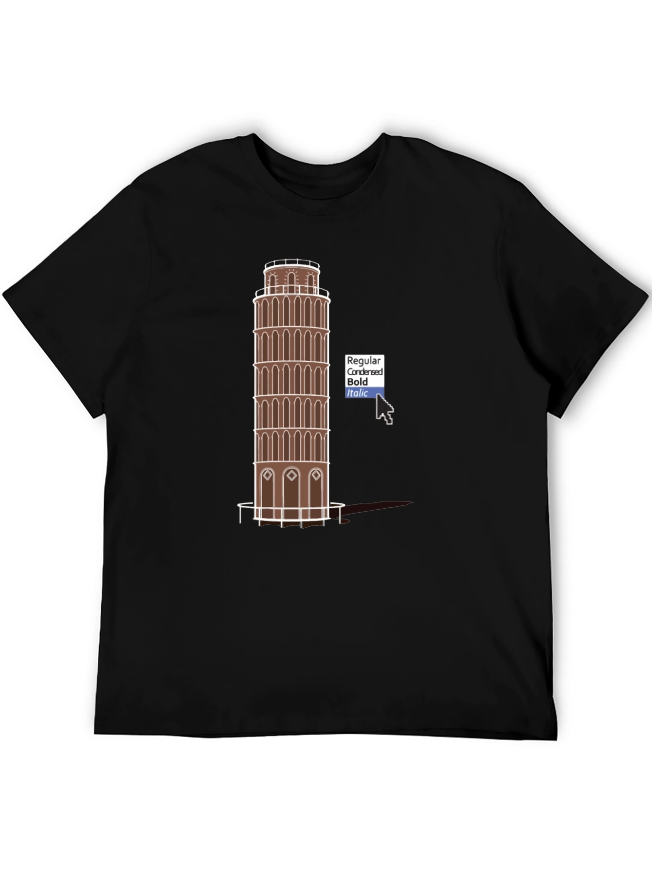 Leaning Tower T-Shirt - Unique Travel Souvenir