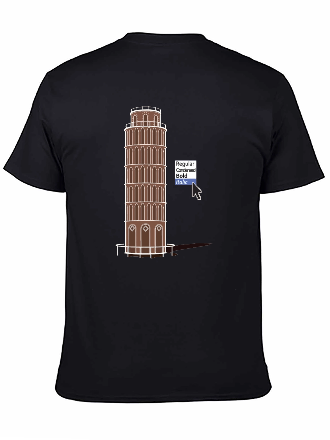 Leaning Tower T-Shirt - Unique Travel Souvenir