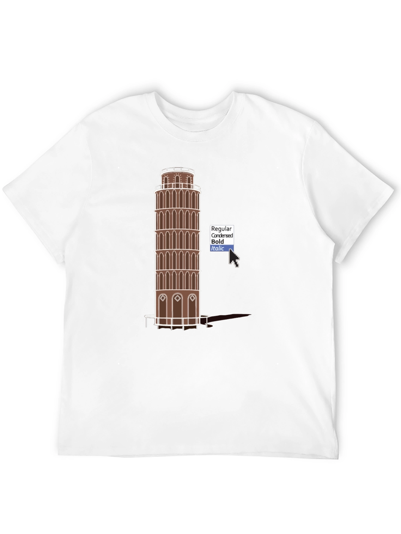 Leaning Tower T-Shirt - Unique Travel Souvenir