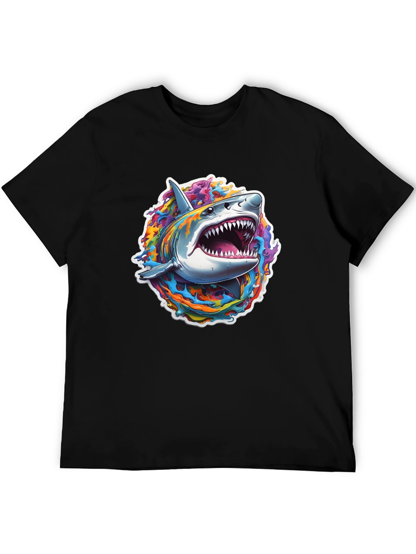 Rainbow Shark Graphic Tee