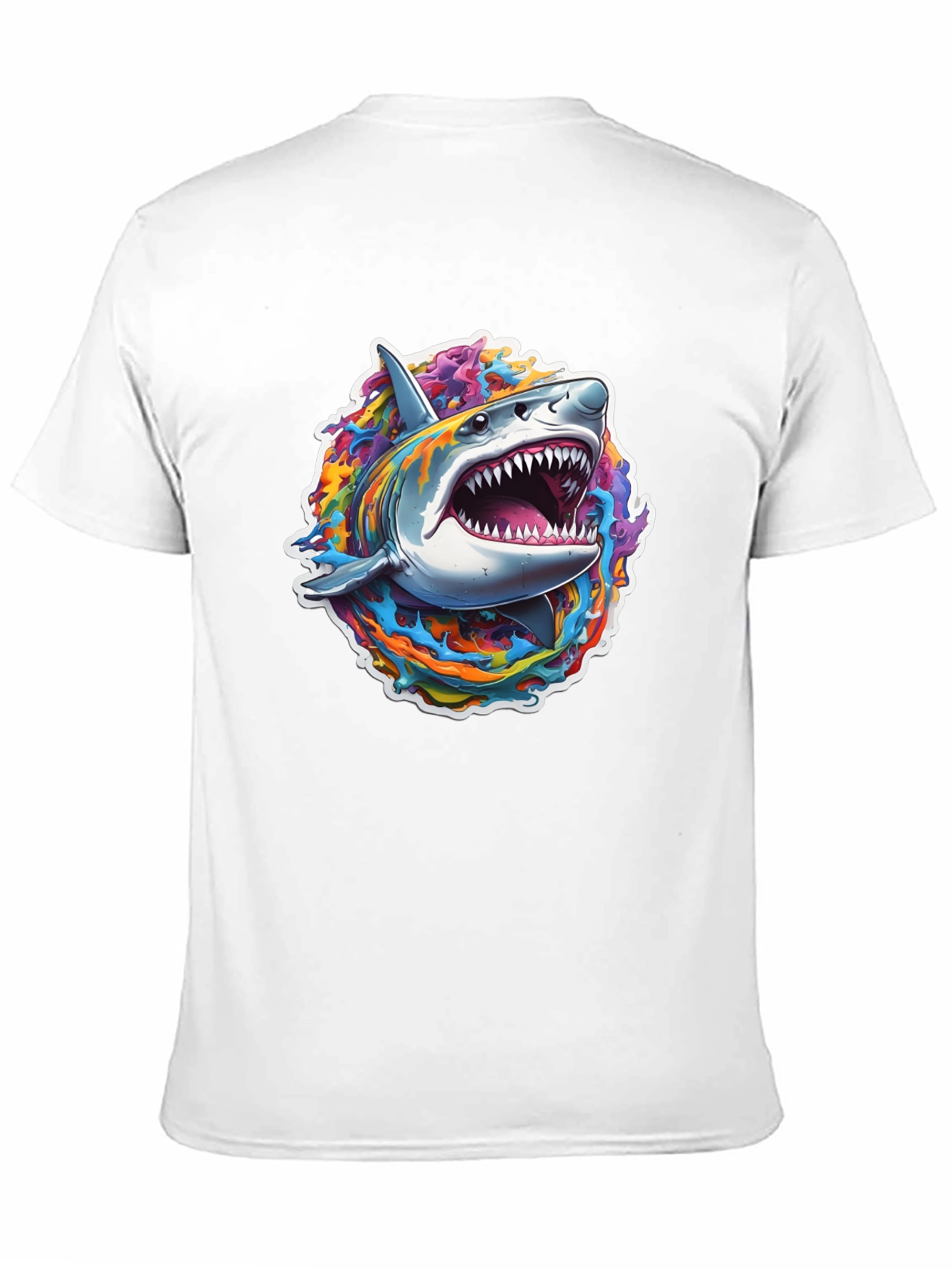 Rainbow Shark Graphic Tee