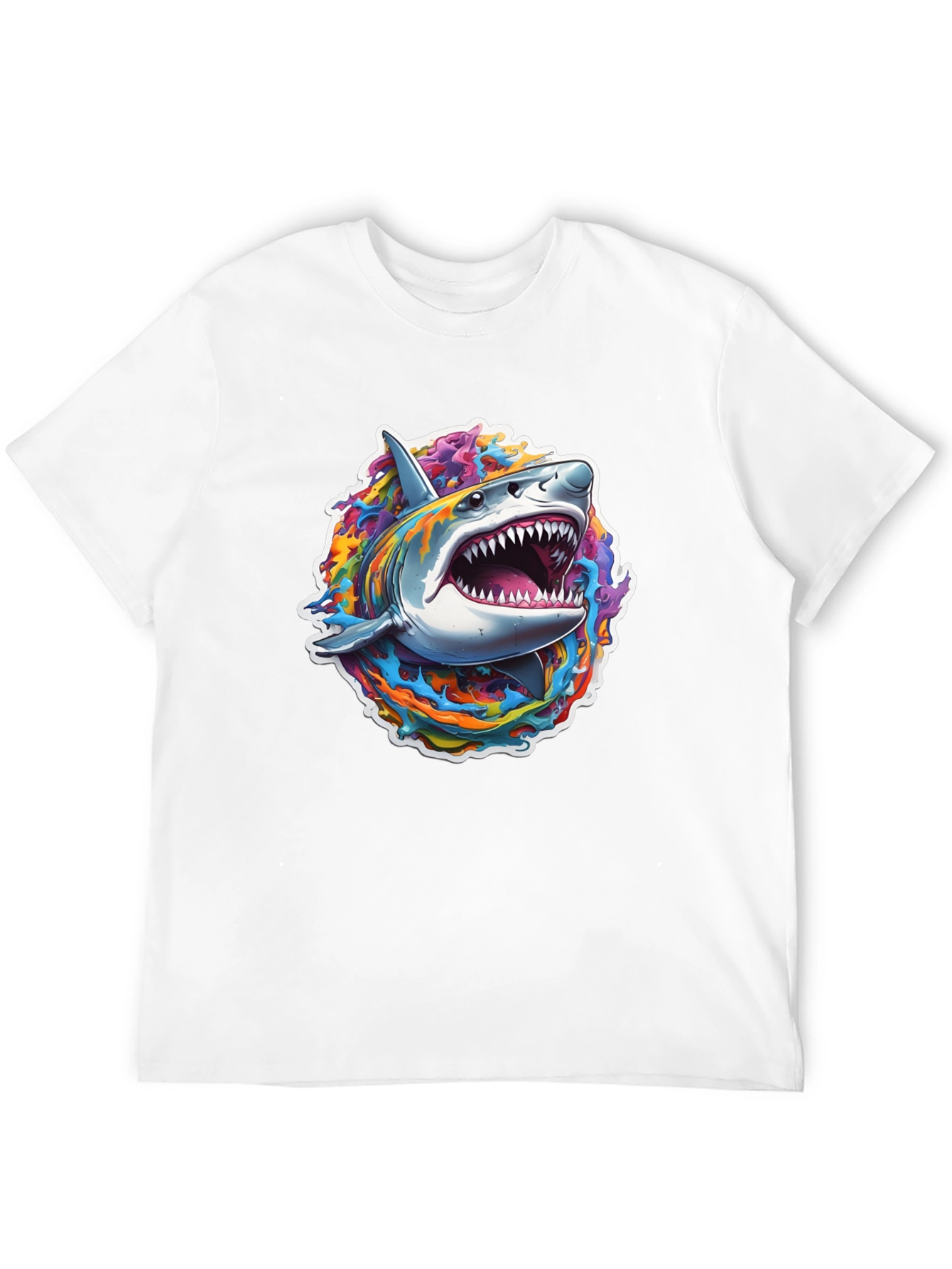 Rainbow Shark Graphic Tee