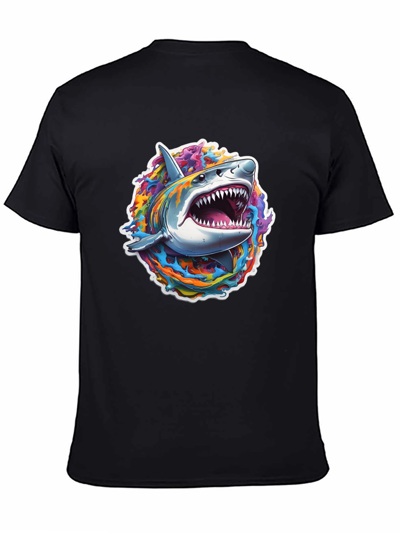 Rainbow Shark Graphic Tee