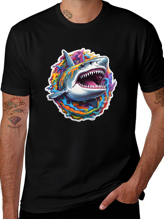 Rainbow Shark Graphic Tee