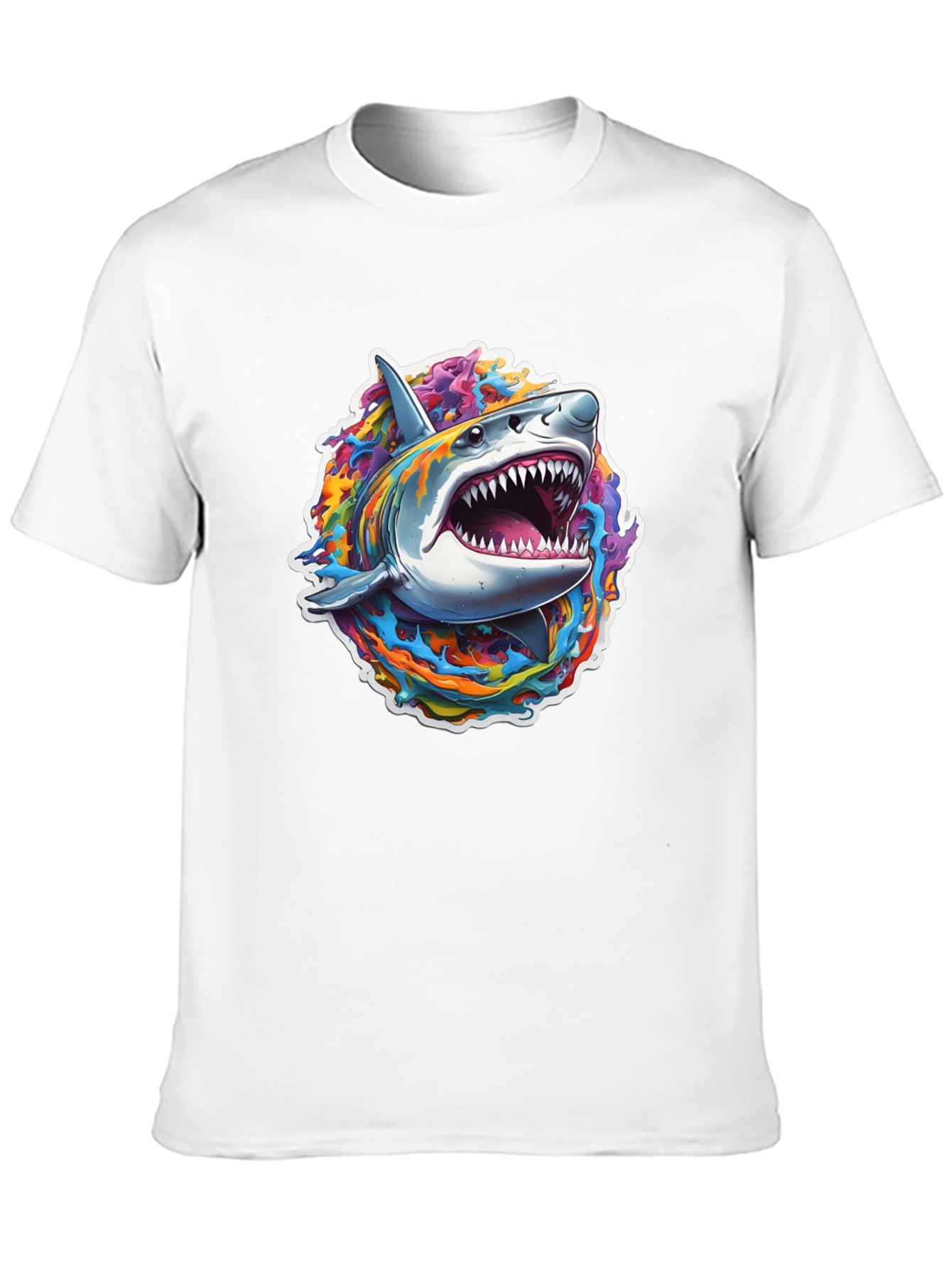 Rainbow Shark Graphic Tee
