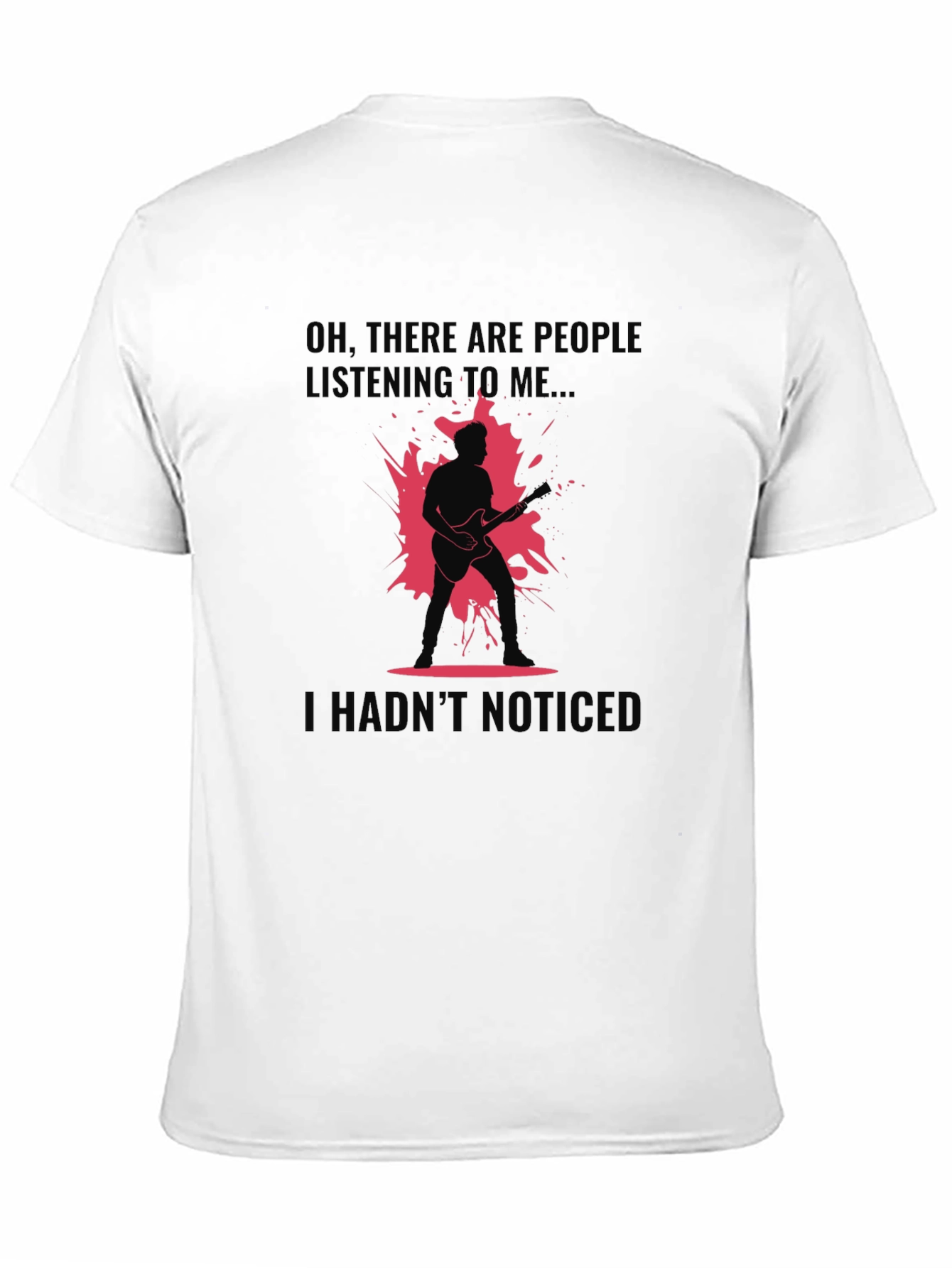 Rock Music T-Shirt - Guitar Player Design