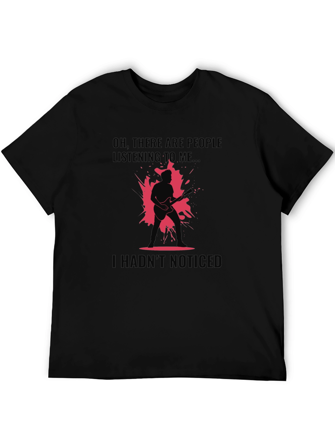 Rock Music T-Shirt - Guitar Player Design