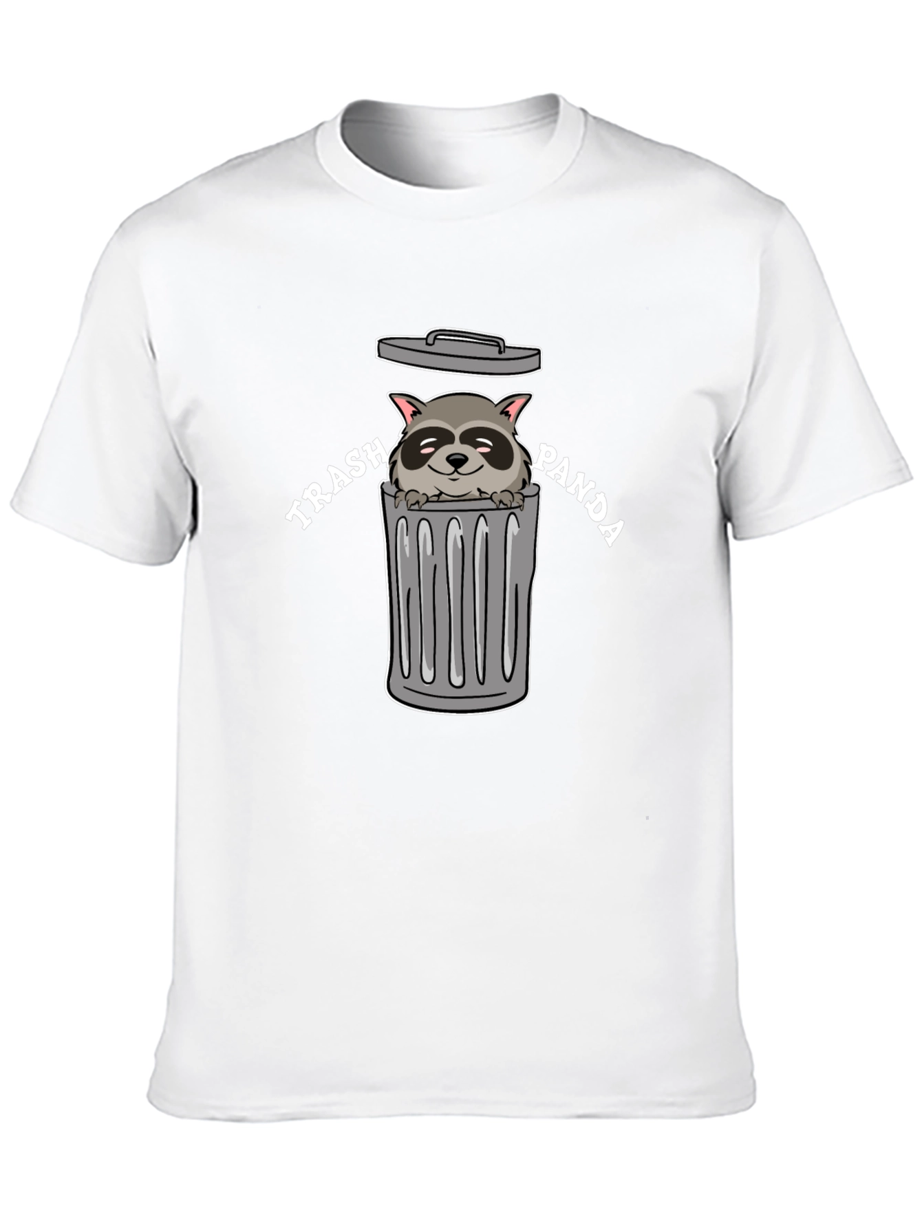 Trash Panda T-Shirt: Cute Raccoon in Can Tee