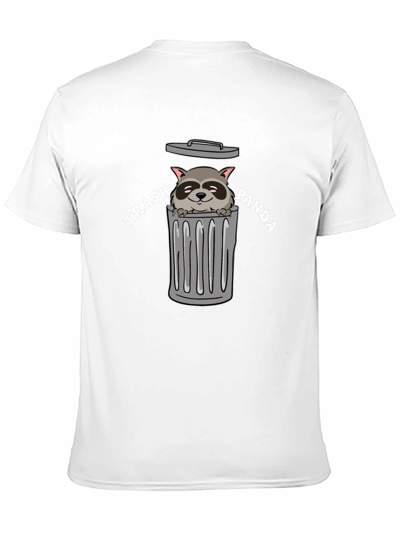 Trash Panda T-Shirt: Cute Raccoon in Can Tee