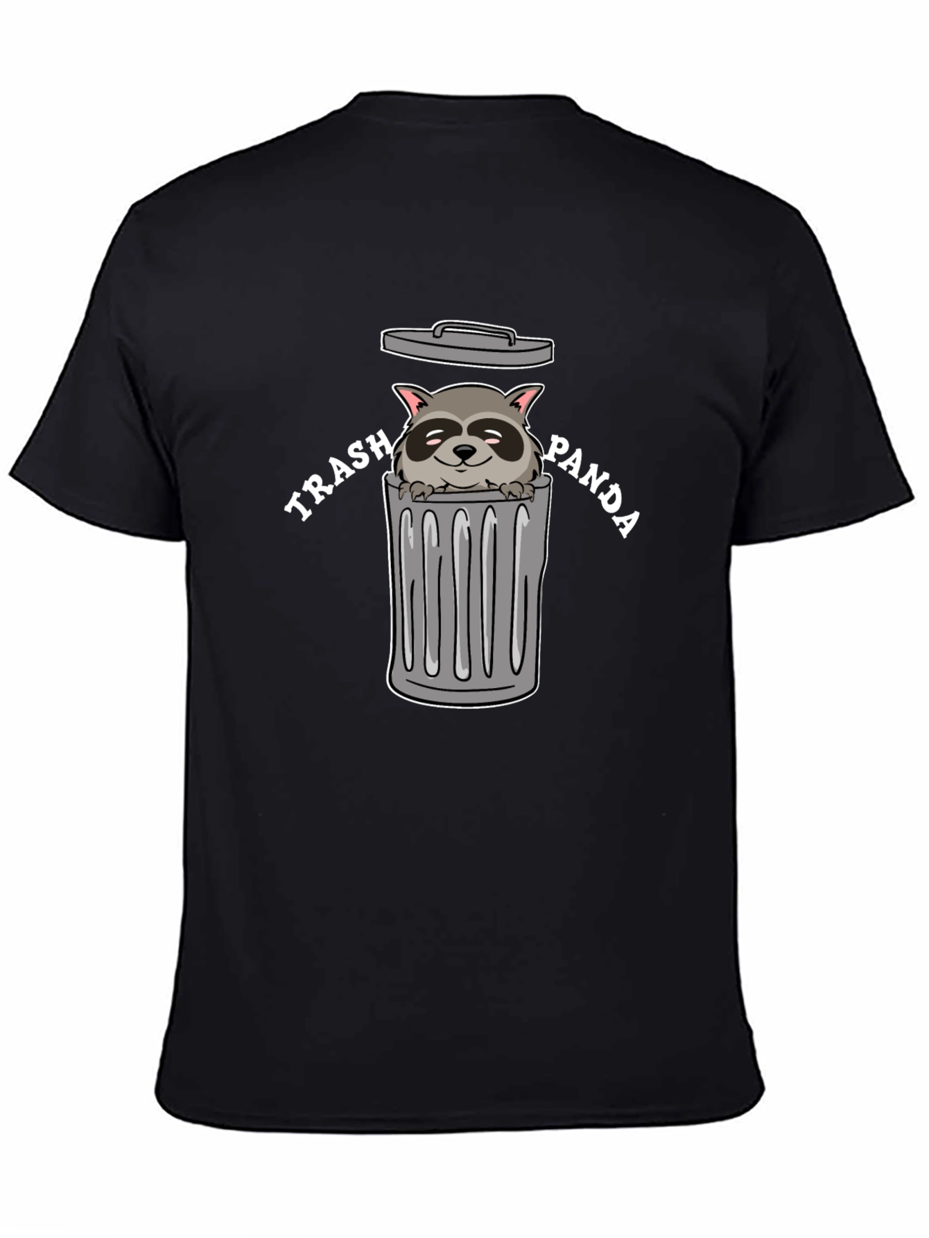 Trash Panda T-Shirt: Cute Raccoon in Can Tee