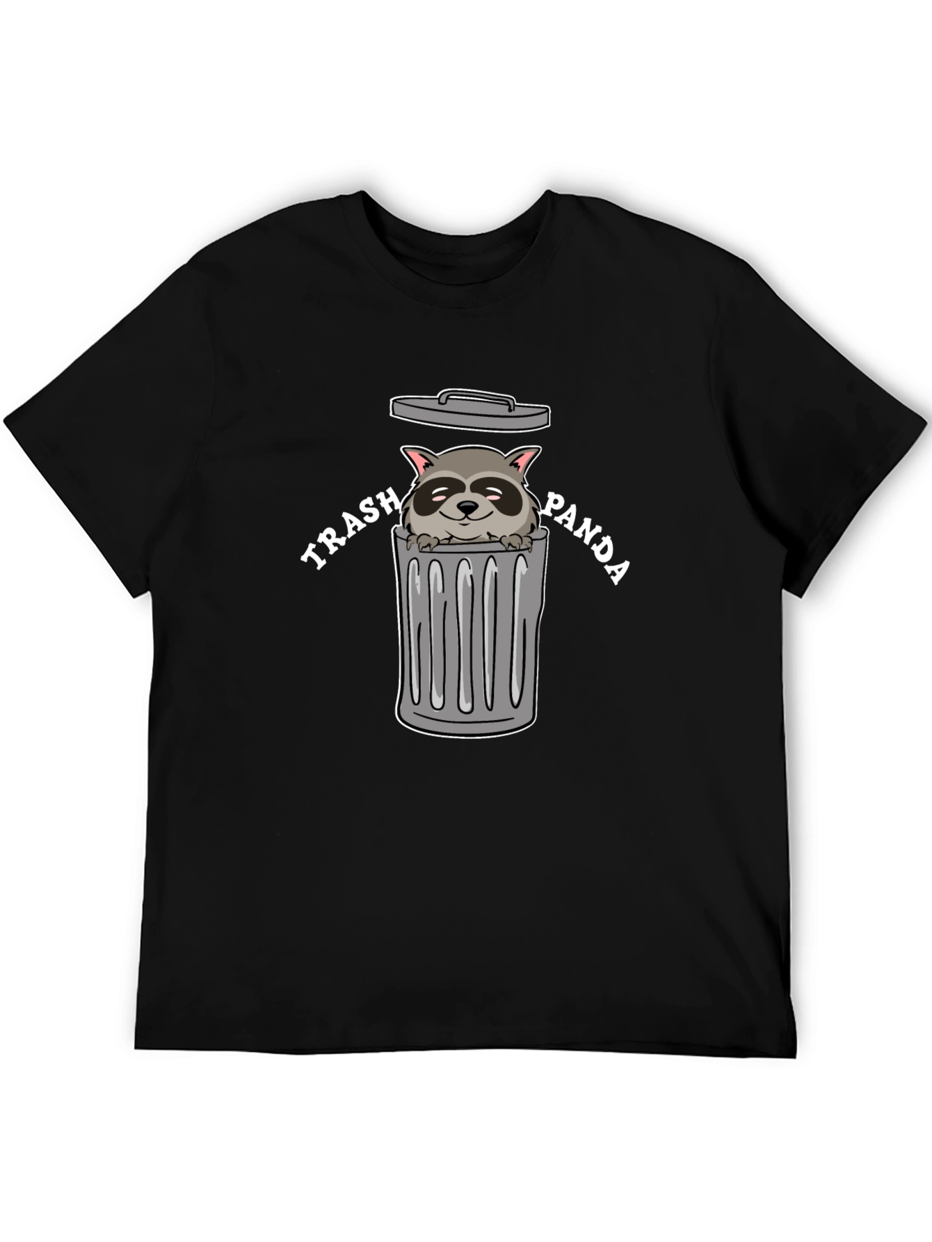 Trash Panda T-Shirt: Cute Raccoon in Can Tee