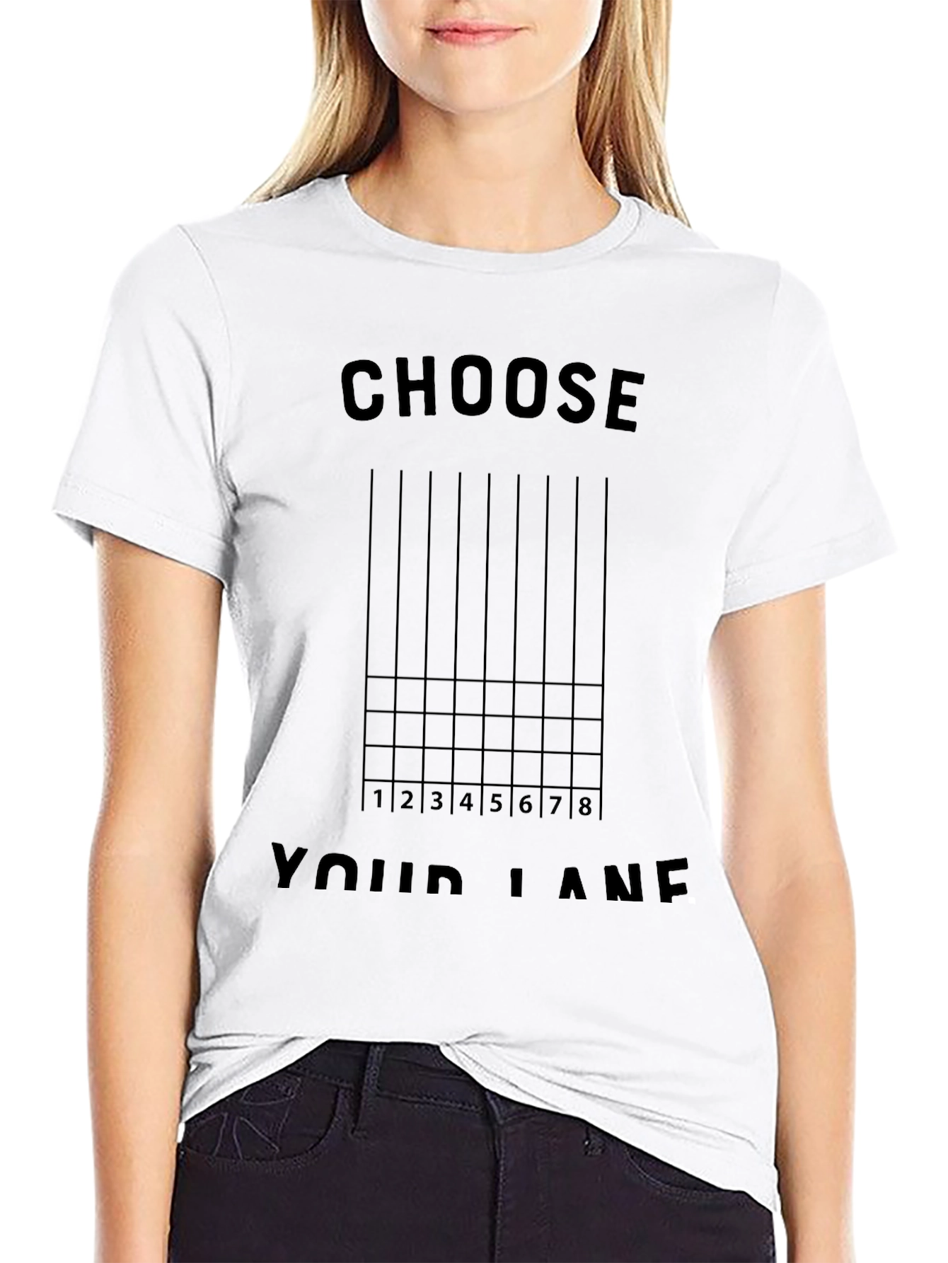 Choose Your Lane T-Shirt - Novelty Graphic Tee