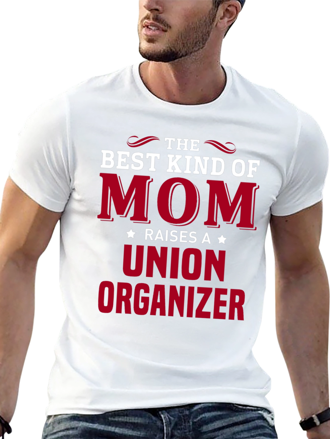 Best Kind of Mom Union Organizer Graphic T-Shirt