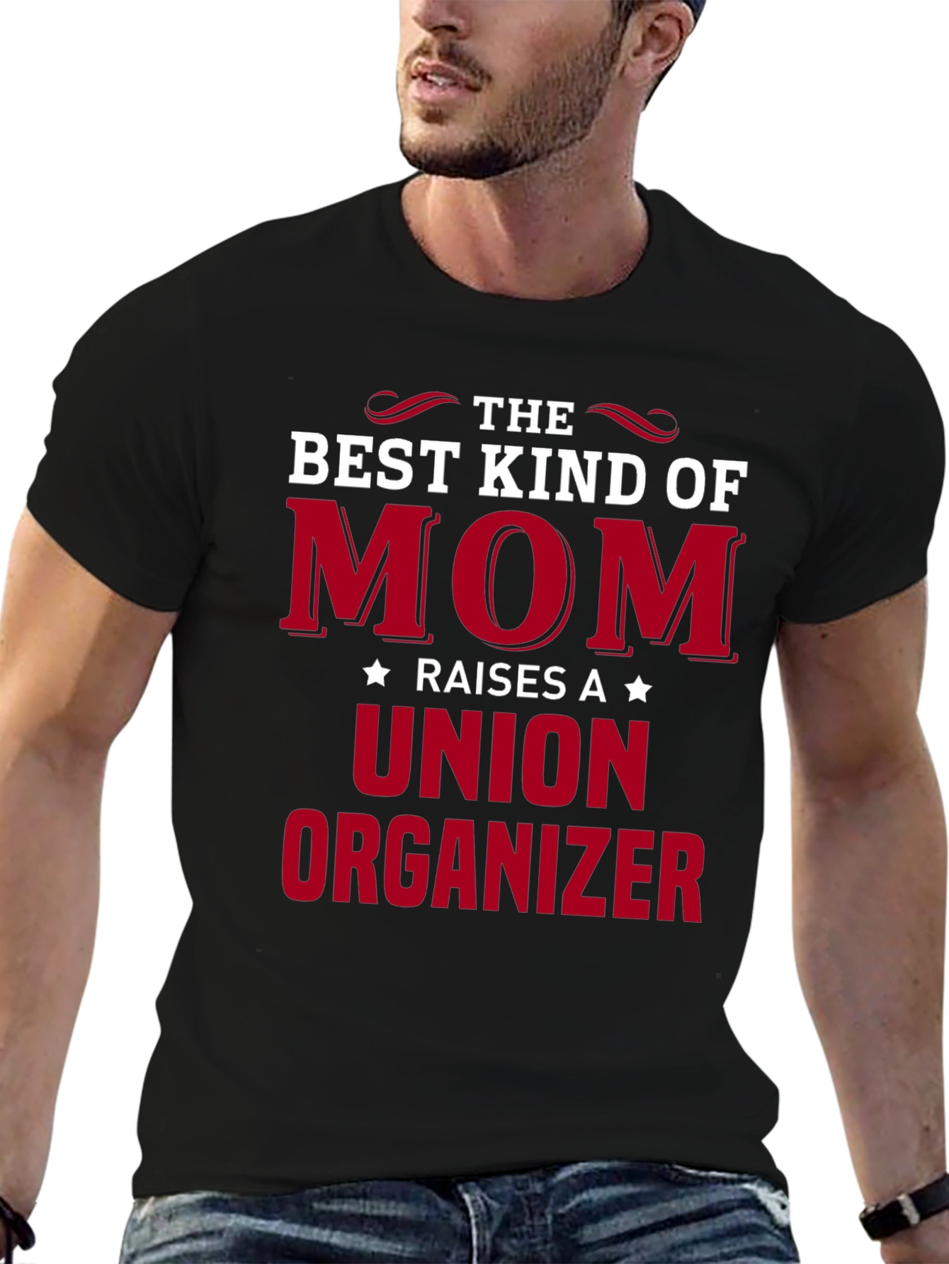 Best Kind of Mom Union Organizer Graphic T-Shirt