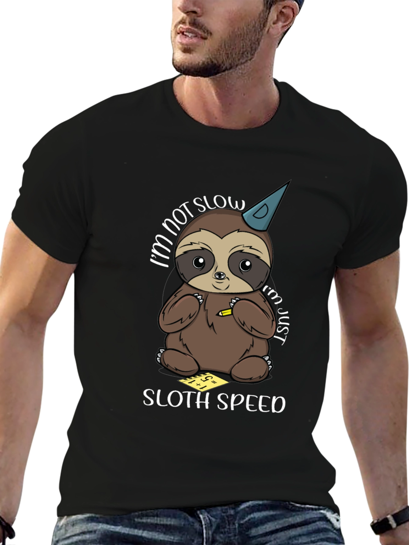 Cute Sloth Math T-Shirt - Sloth Speed