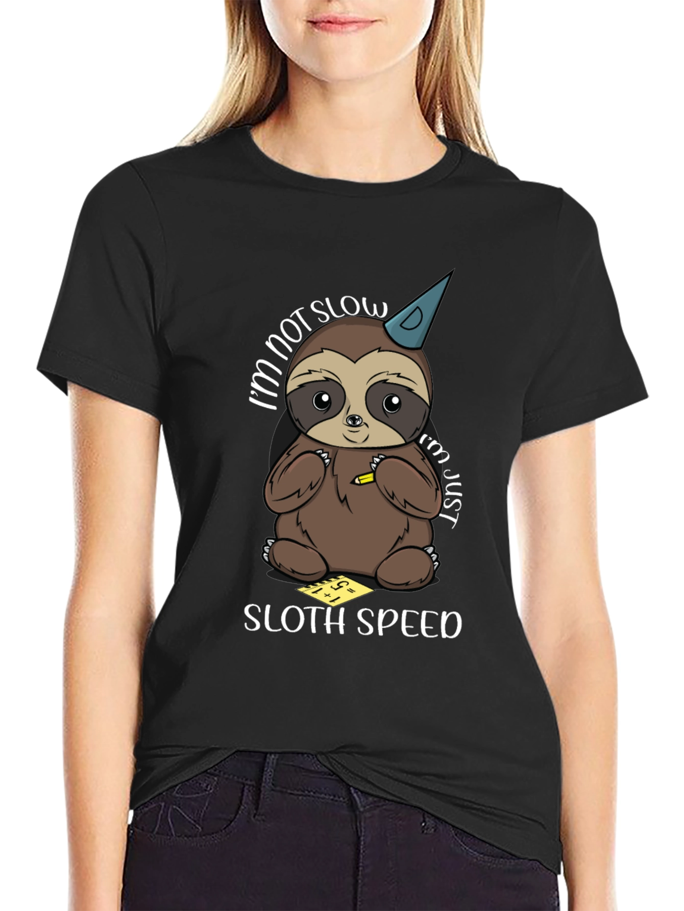 Cute Sloth Math T-Shirt - Sloth Speed