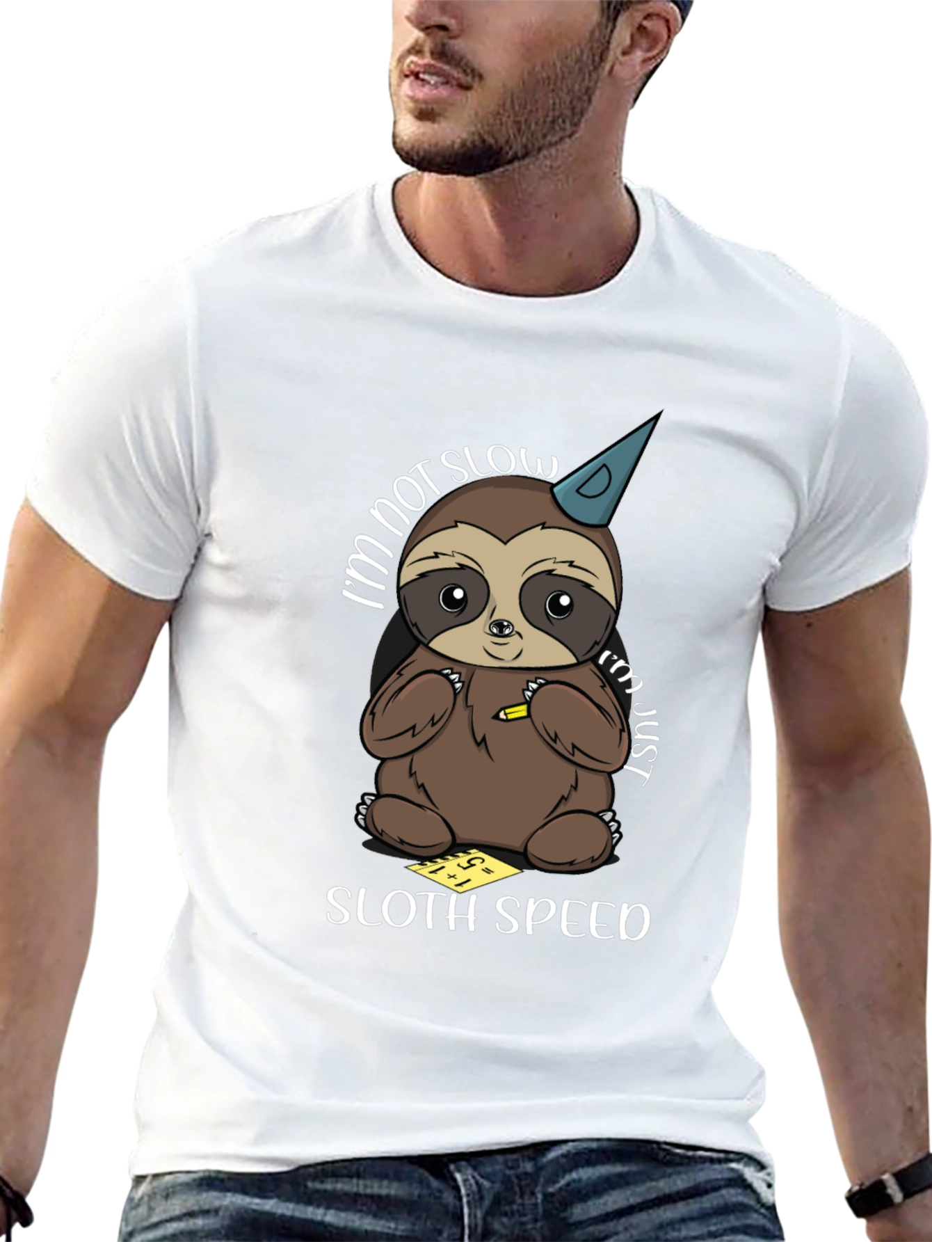 Cute Sloth Math T-Shirt - Sloth Speed
