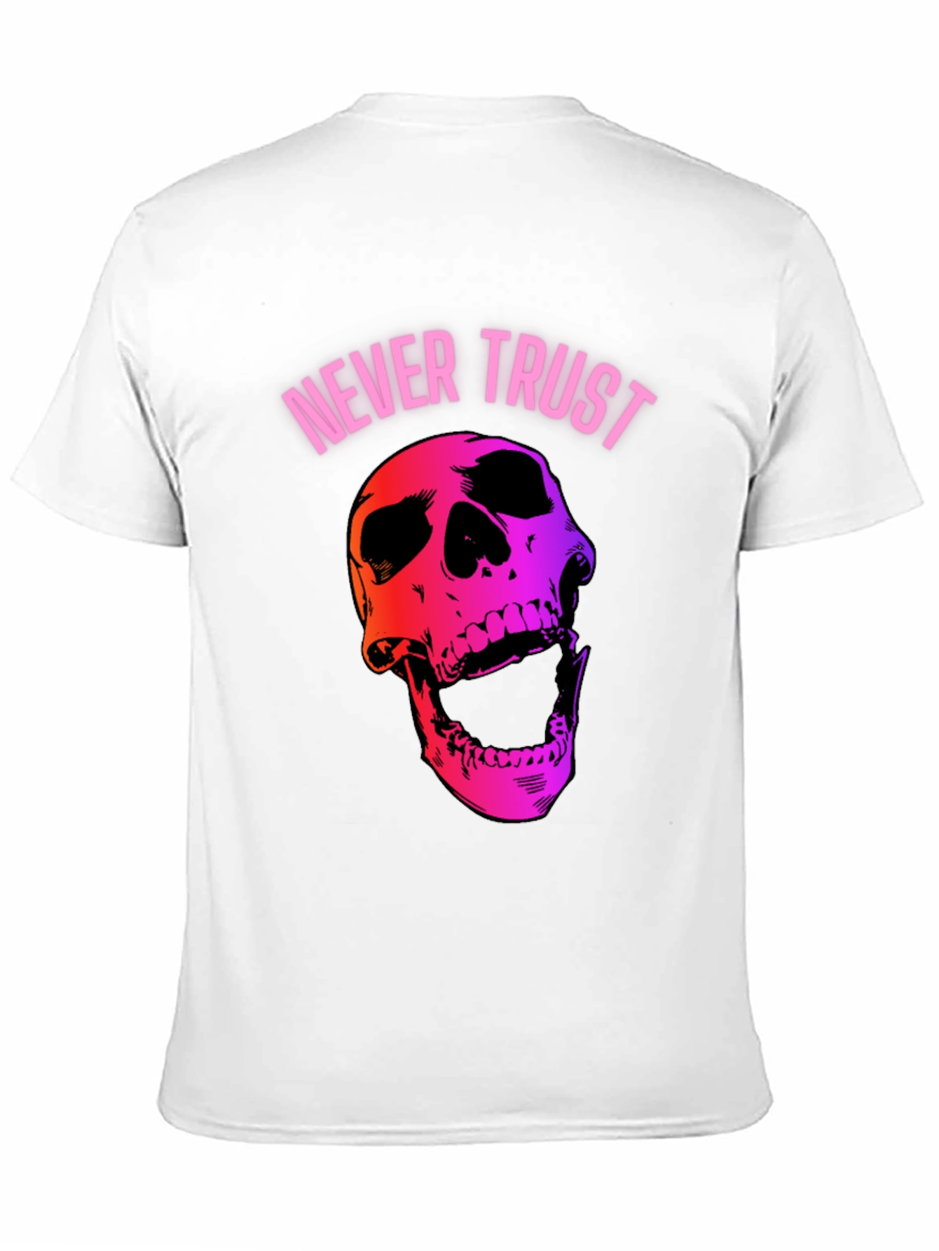 Never Trust Skull Graphic Tee