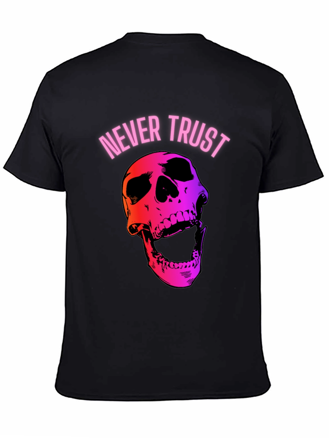 Never Trust Skull Graphic Tee