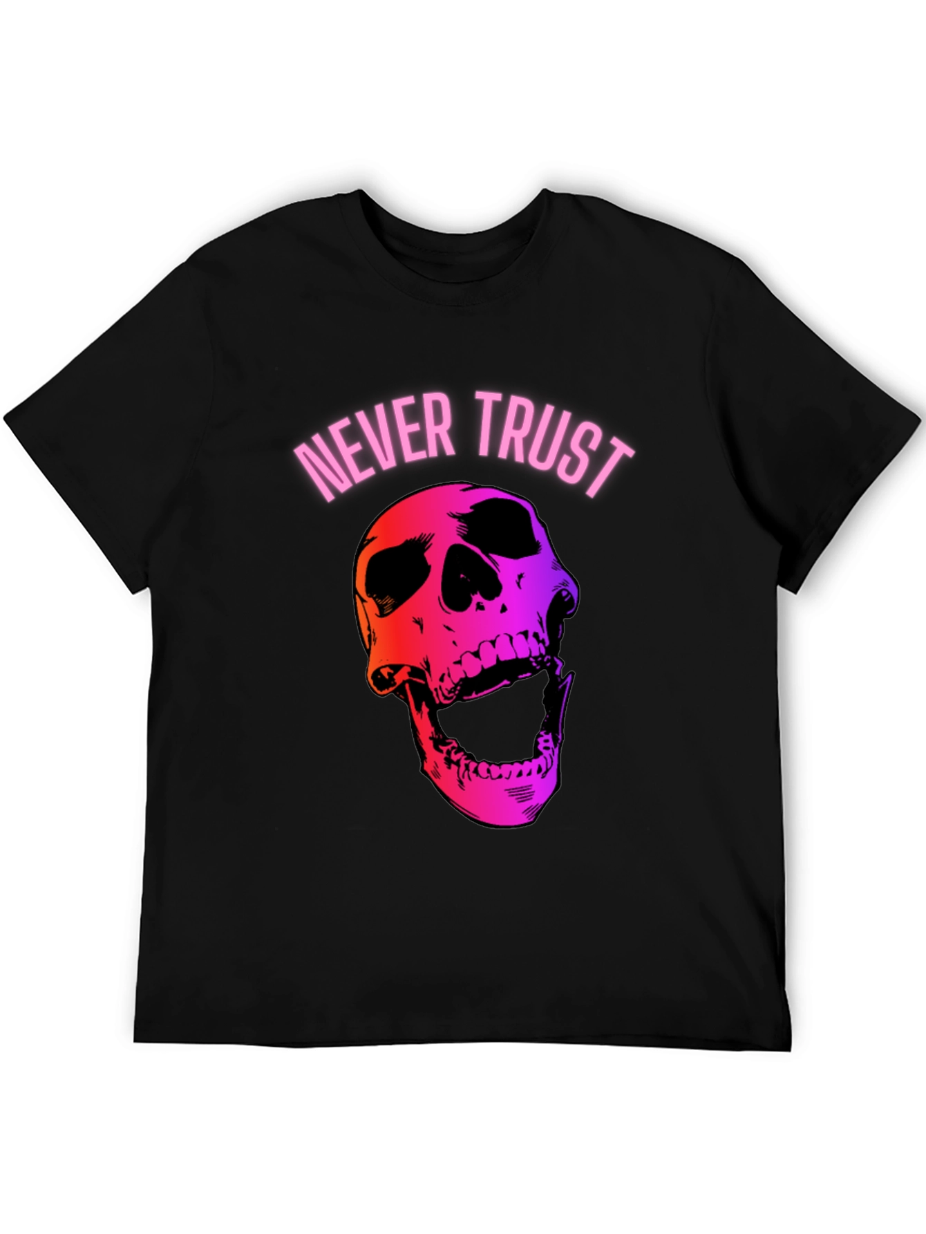 Never Trust Skull Graphic Tee