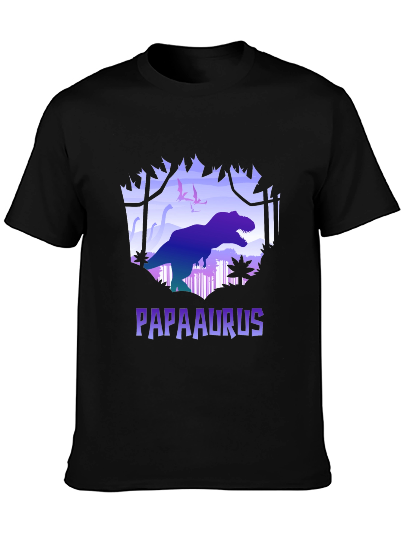 Papaaurus Dinosaur Graphic T-Shirt