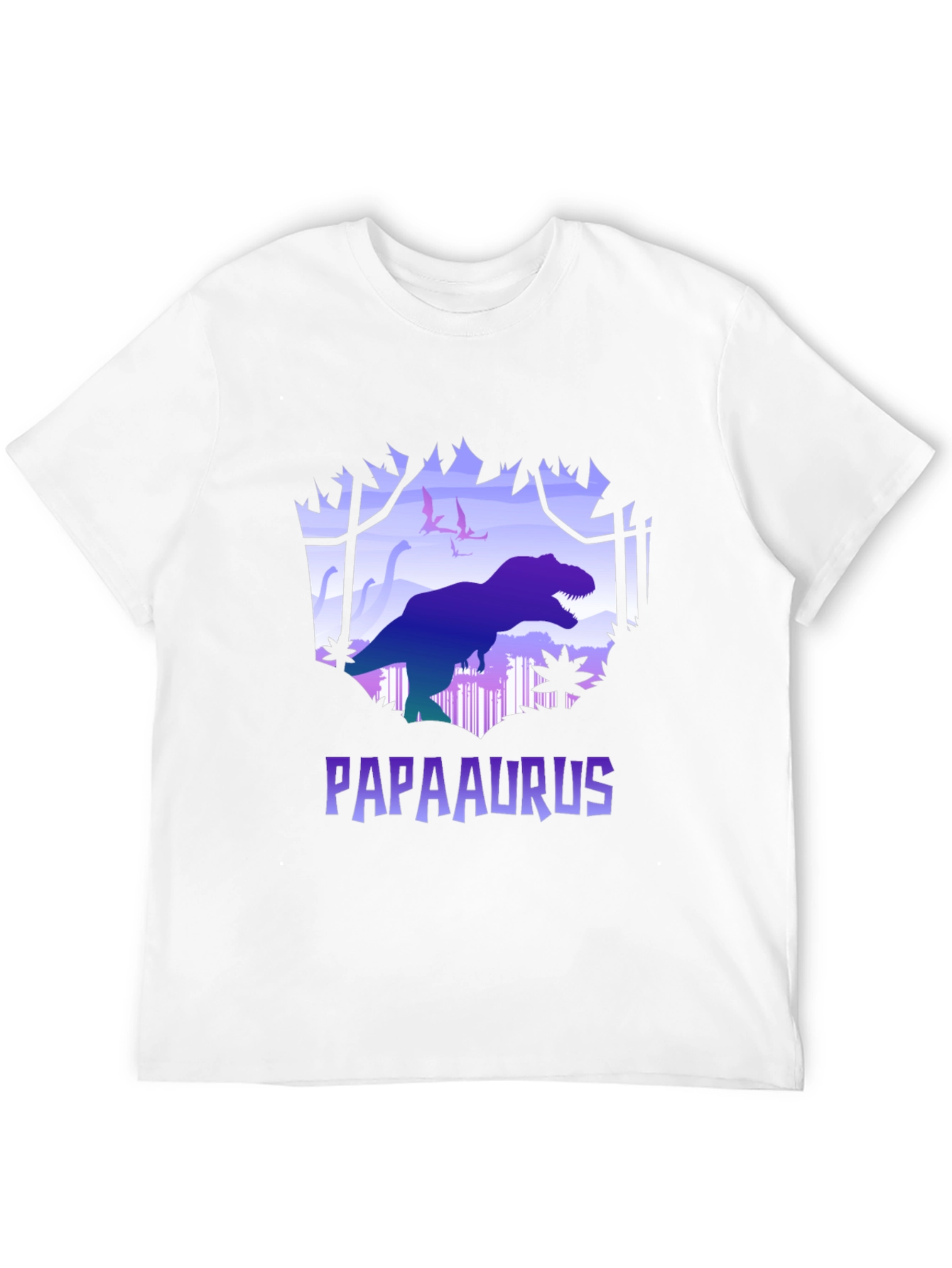 Papaaurus Dinosaur Graphic T-Shirt