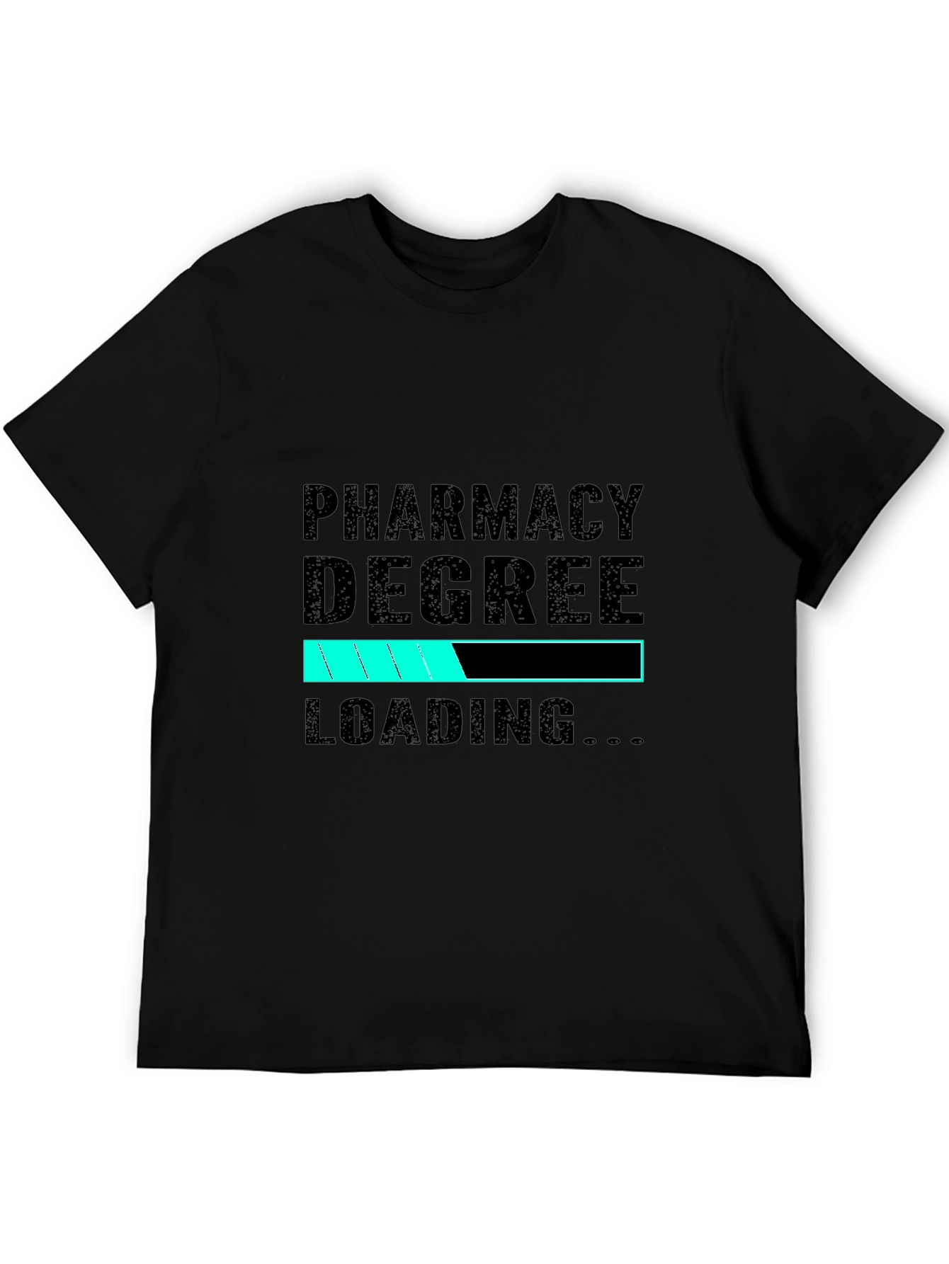 Pharmacy Degree Loading Black T-Shirt