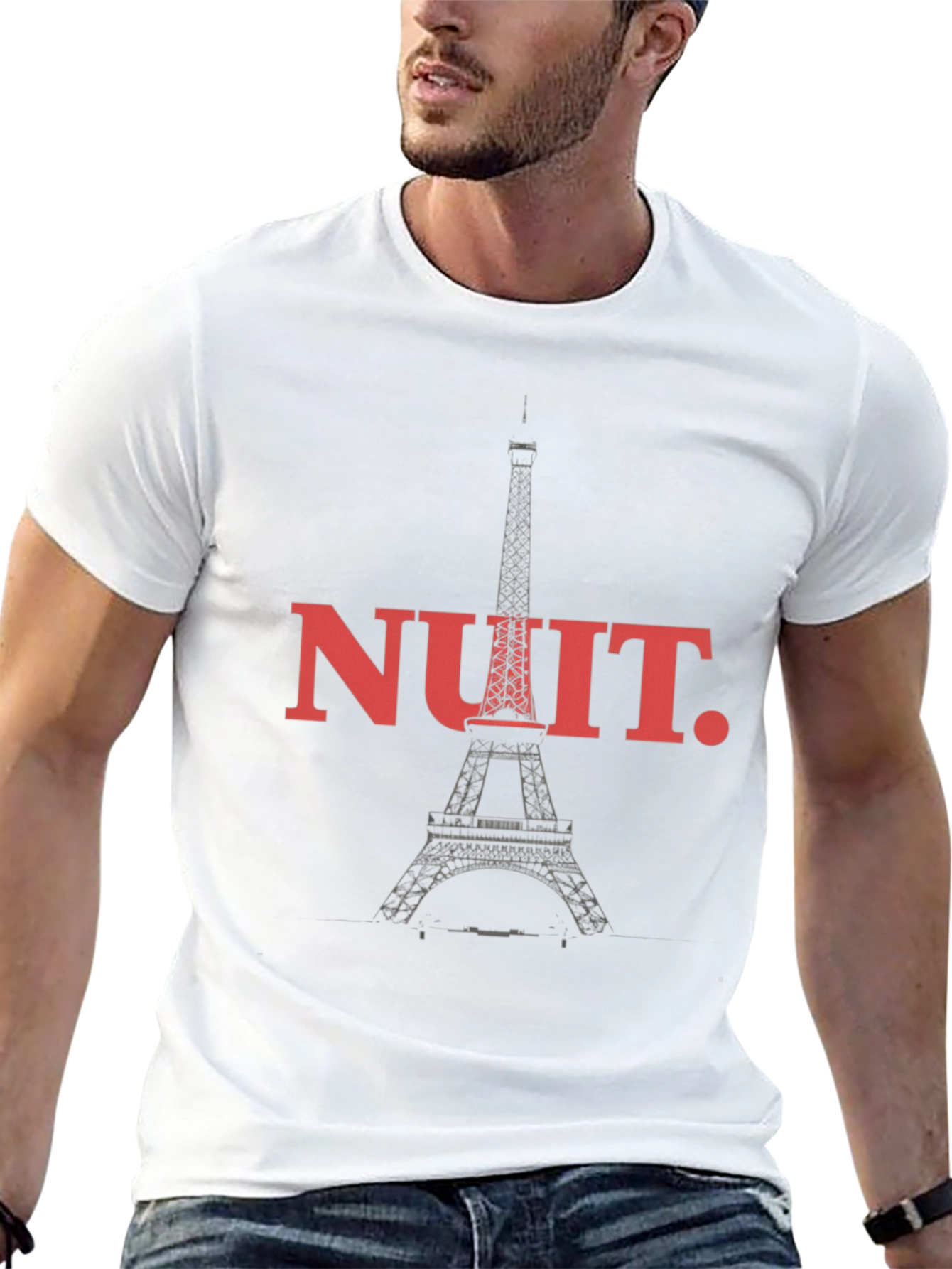 Nuit Eiffel Tower Graphic Tee