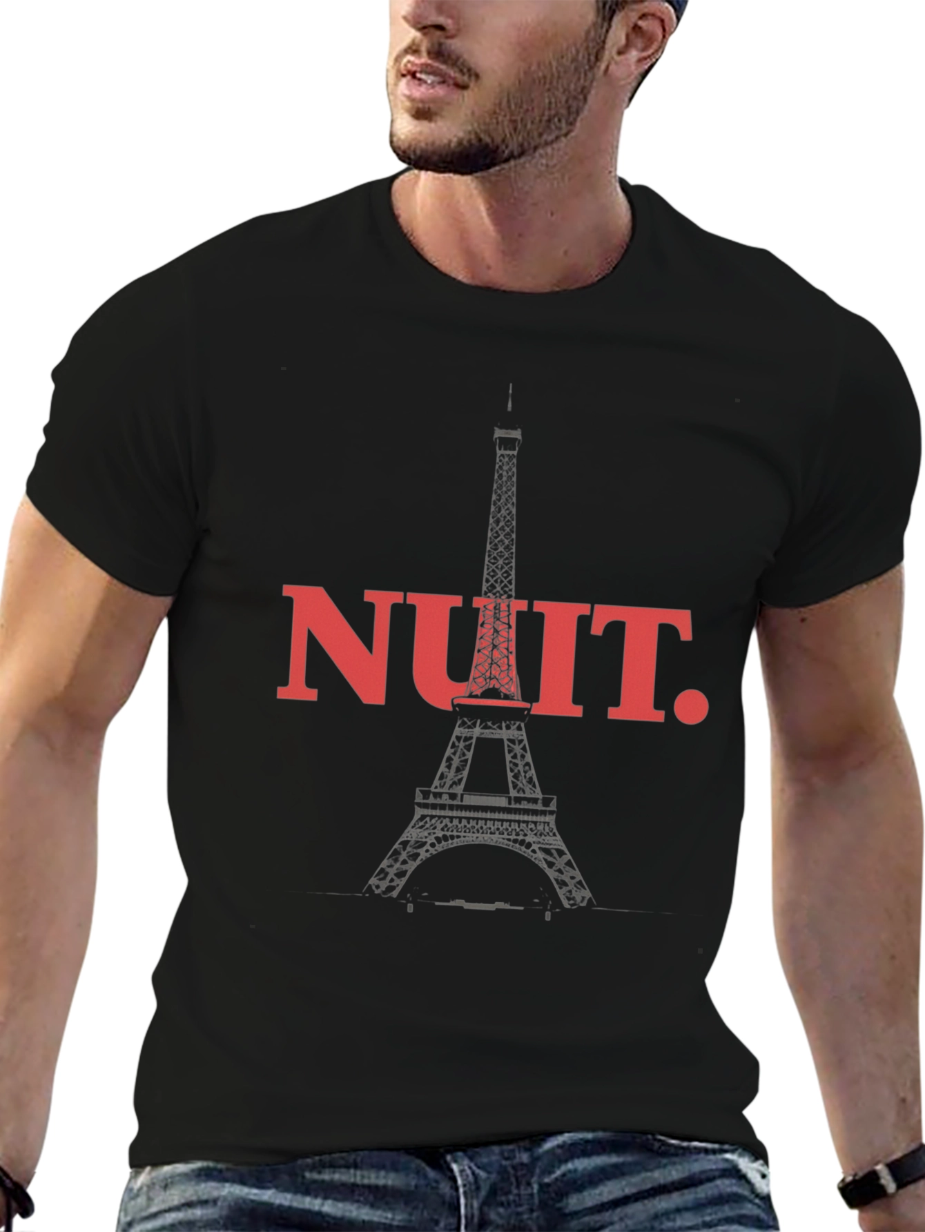 Nuit Eiffel Tower Graphic Tee
