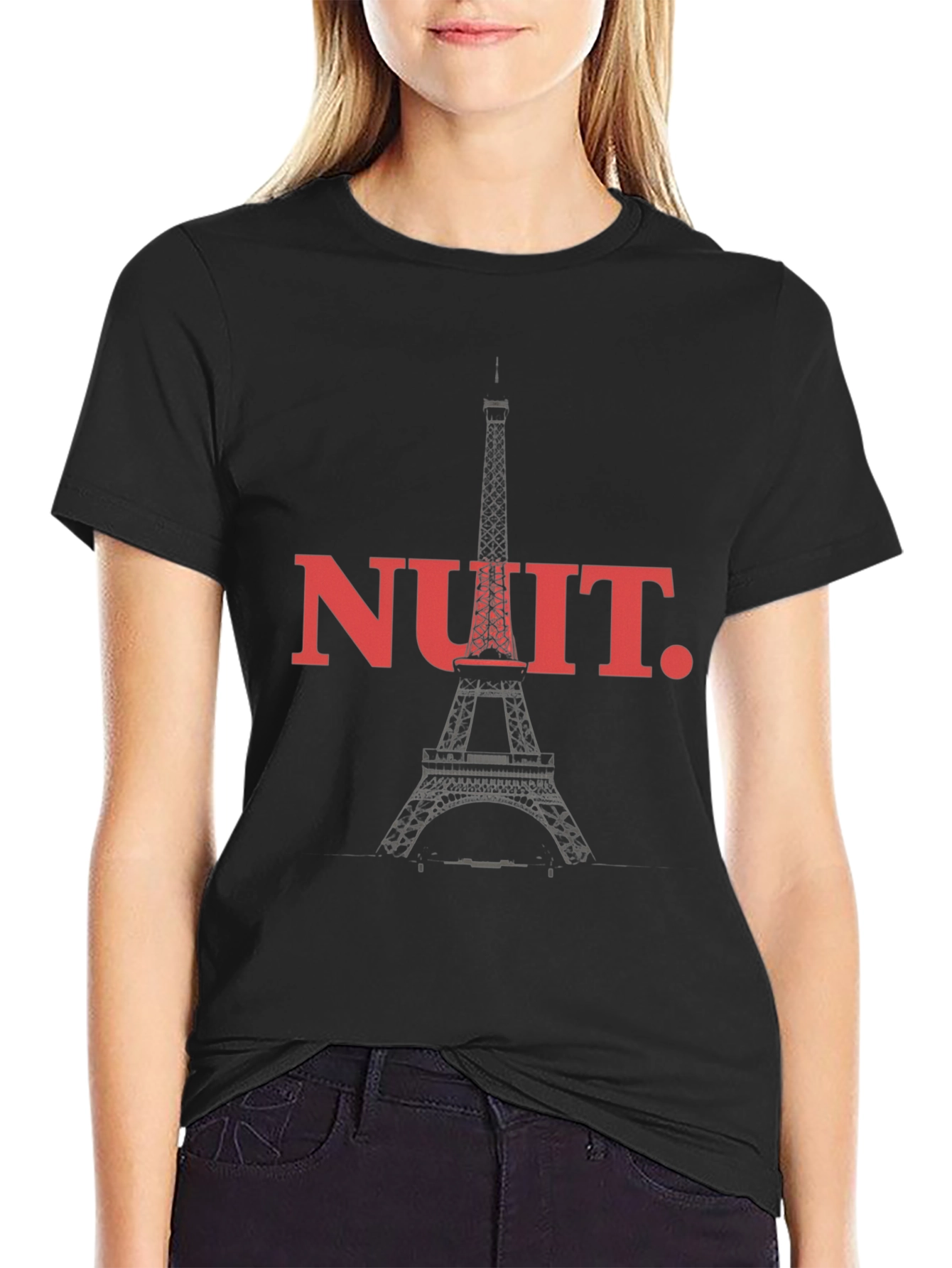 Nuit Eiffel Tower Graphic Tee