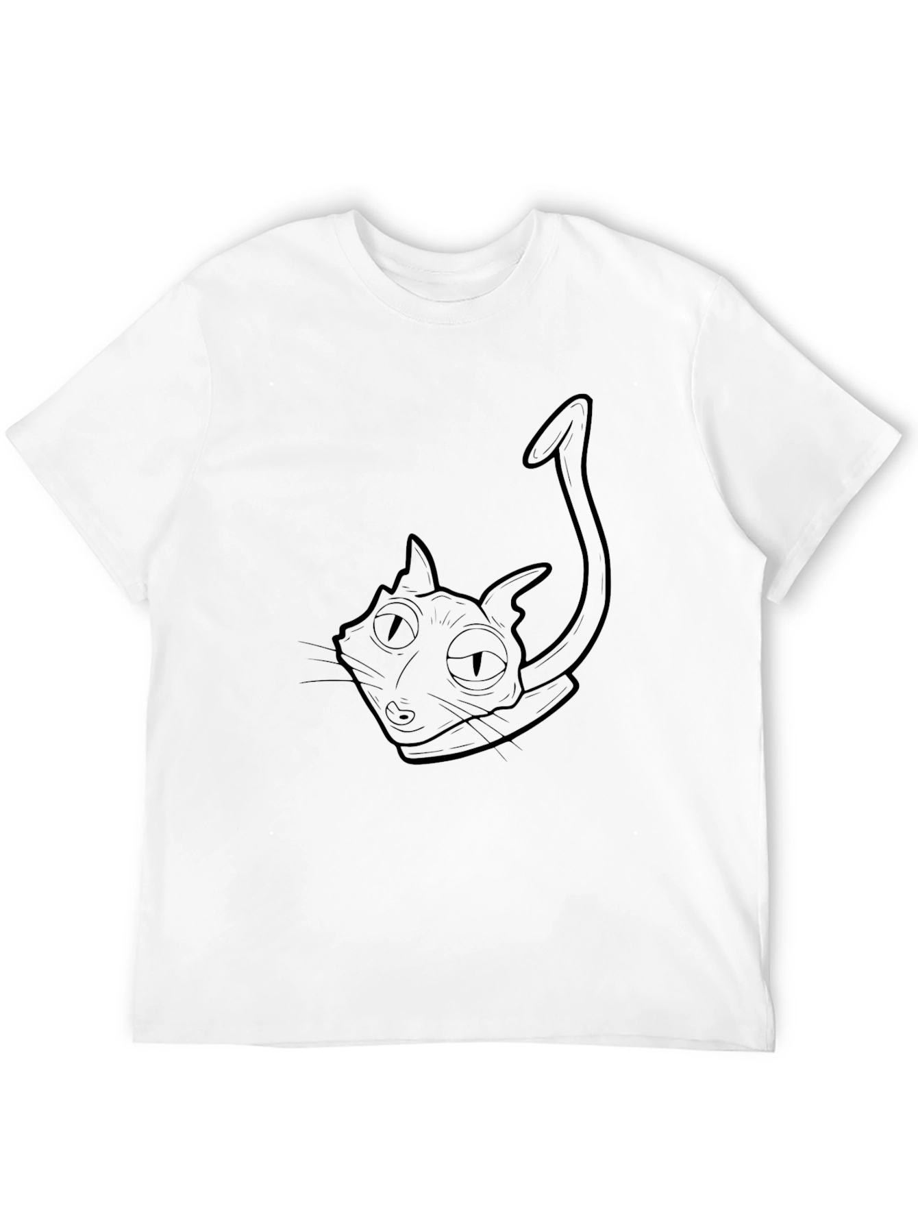 Black Cat Graphic Tee - Disenchantment Inspired
