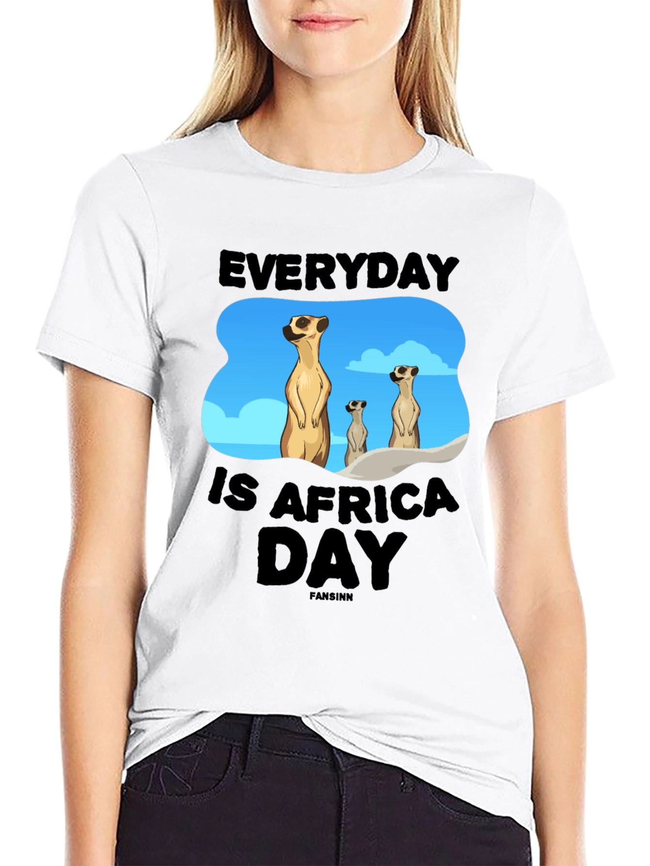 Everyday is Africa Day Meerkat T-Shirt