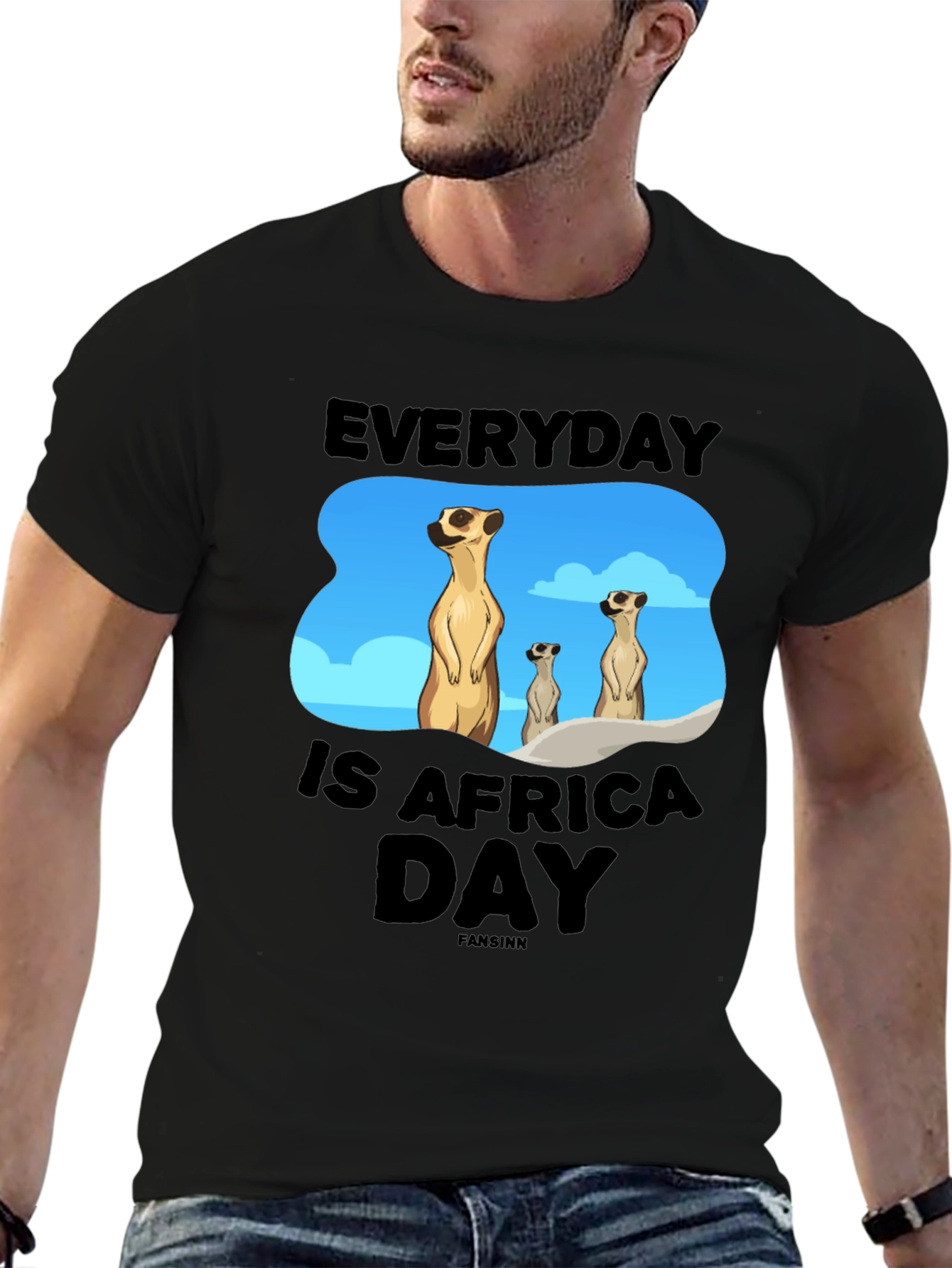 Everyday is Africa Day Meerkat T-Shirt