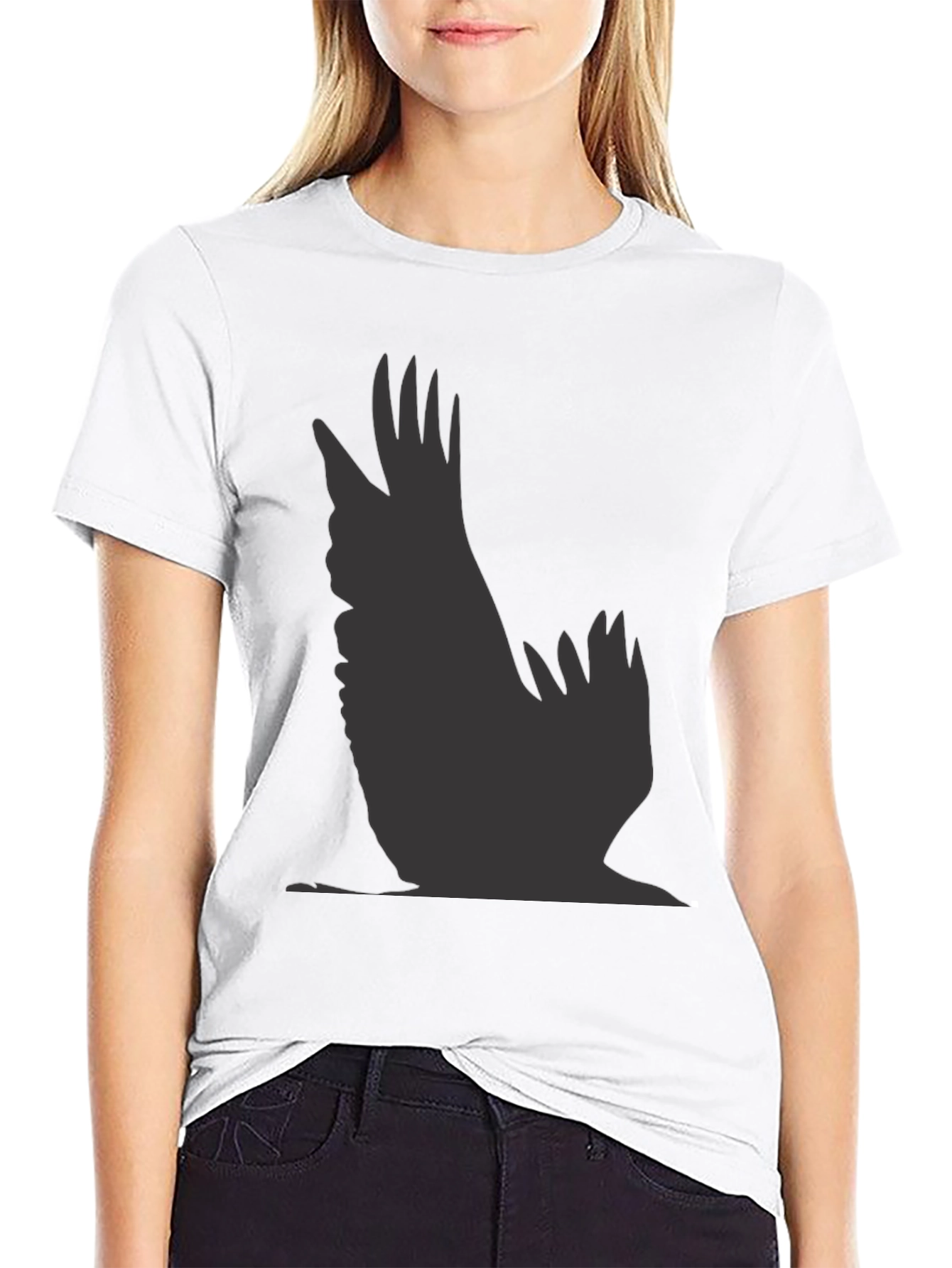 Raven Graphic Black T-Shirt
