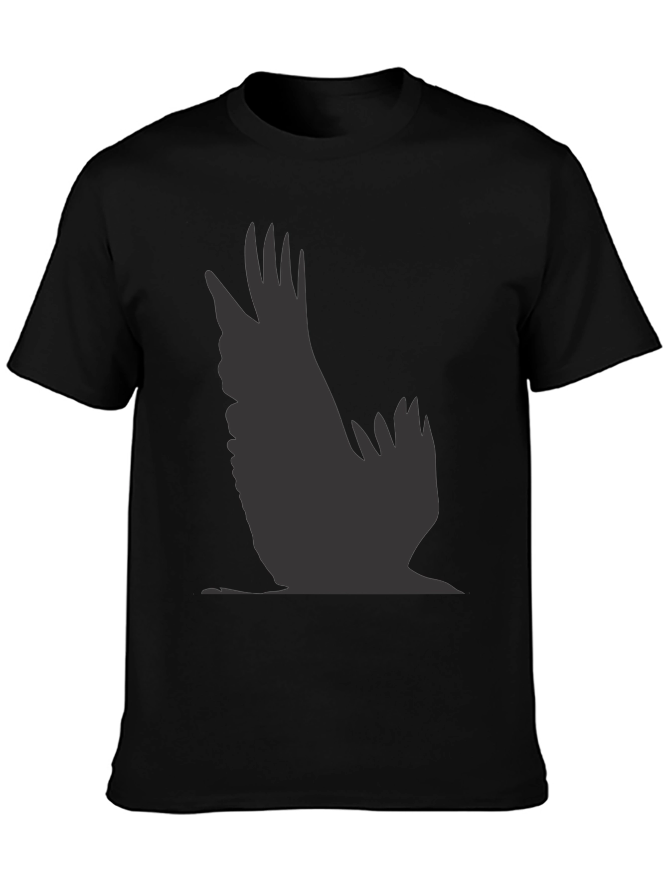 Raven Graphic Black T-Shirt