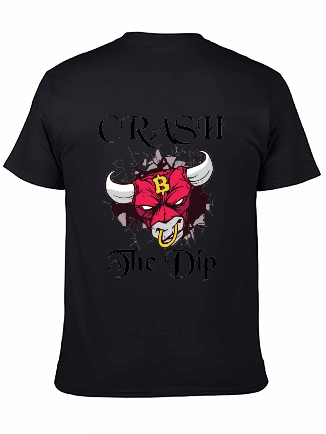 Crash the Dip Bitcoin Bull T-Shirt