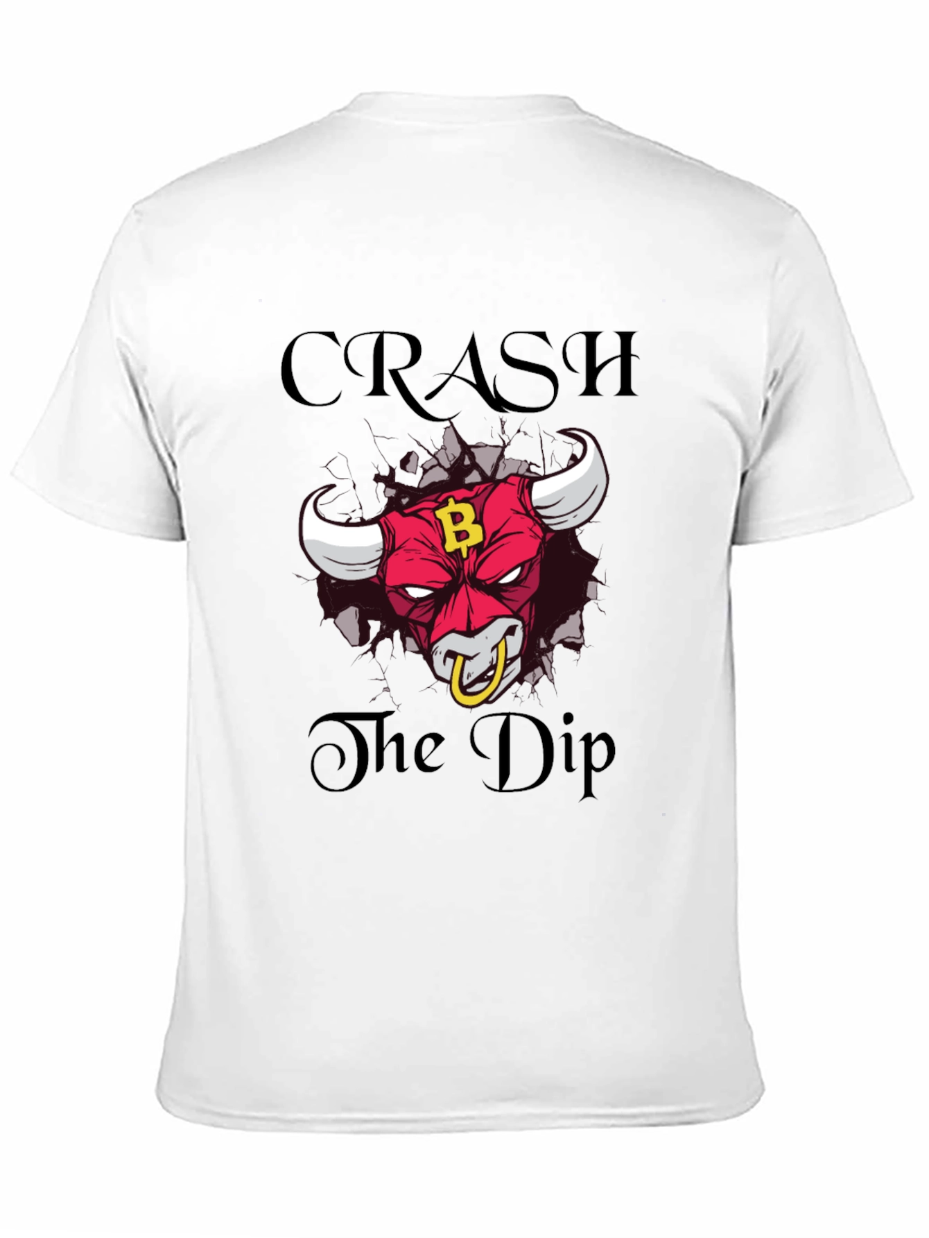 Crash the Dip Bitcoin Bull T-Shirt