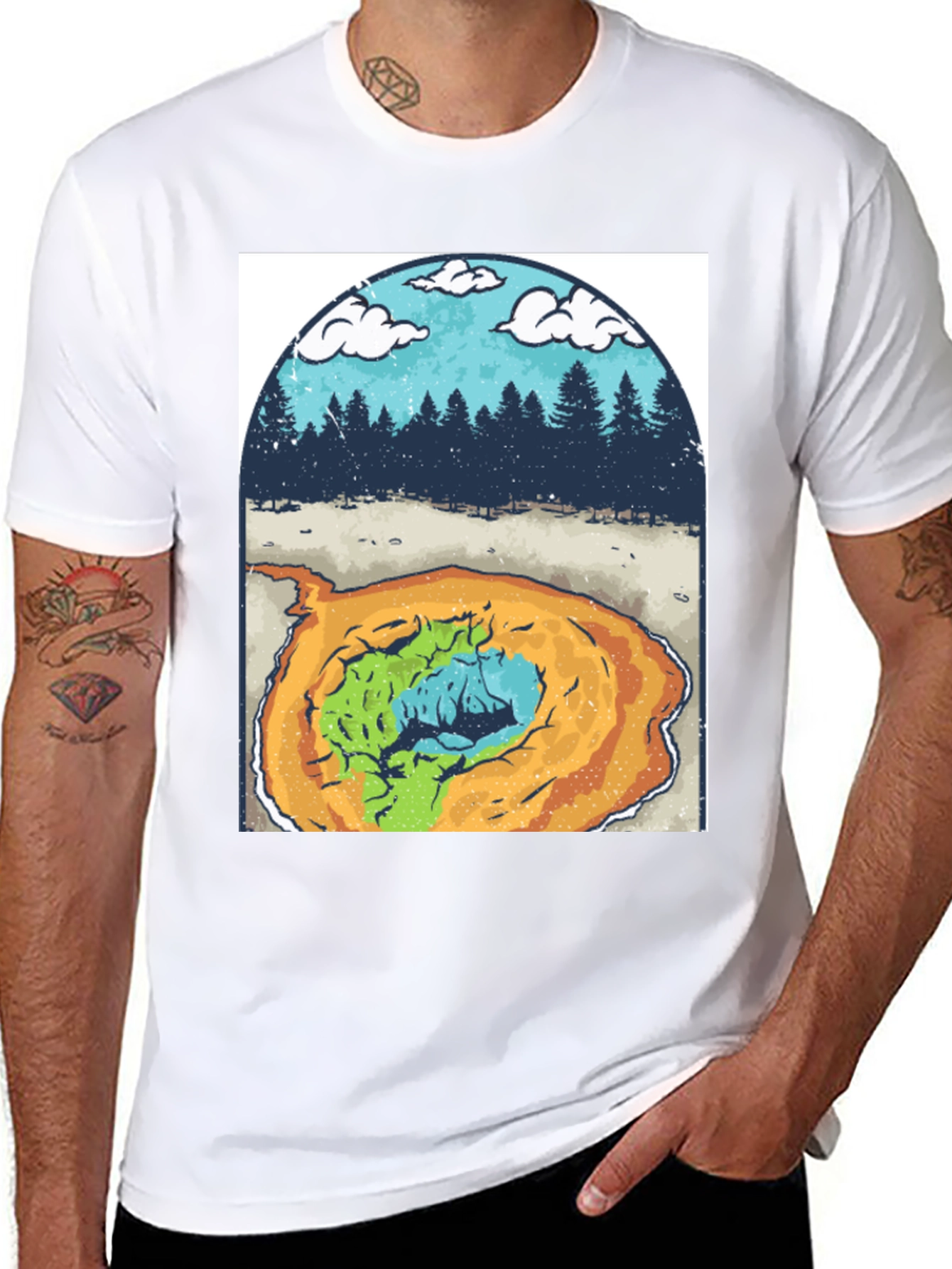Geothermal Pool Graphic Tee