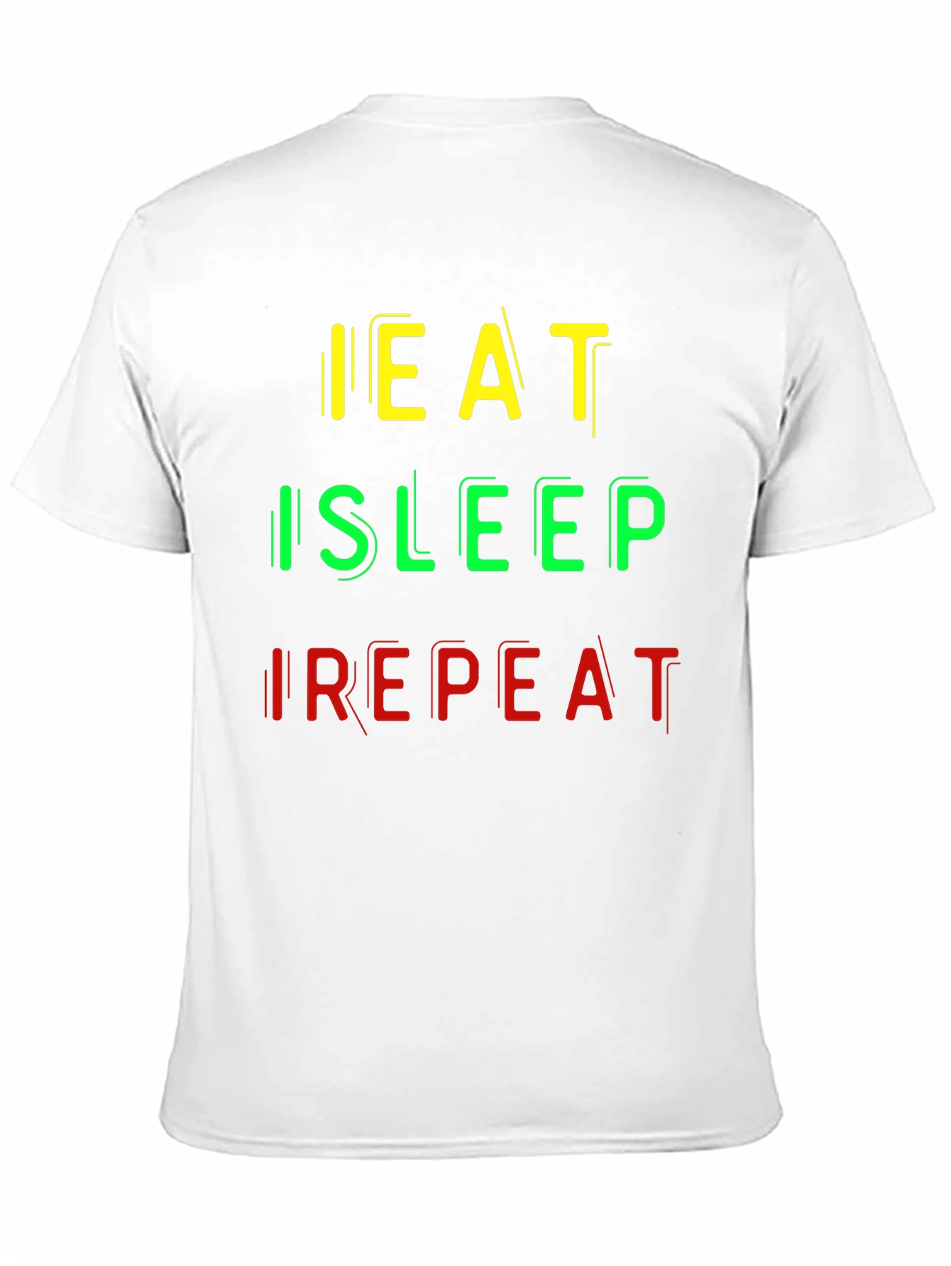 Eat Sleep Repeat Graphic Tee - Casual Comfort