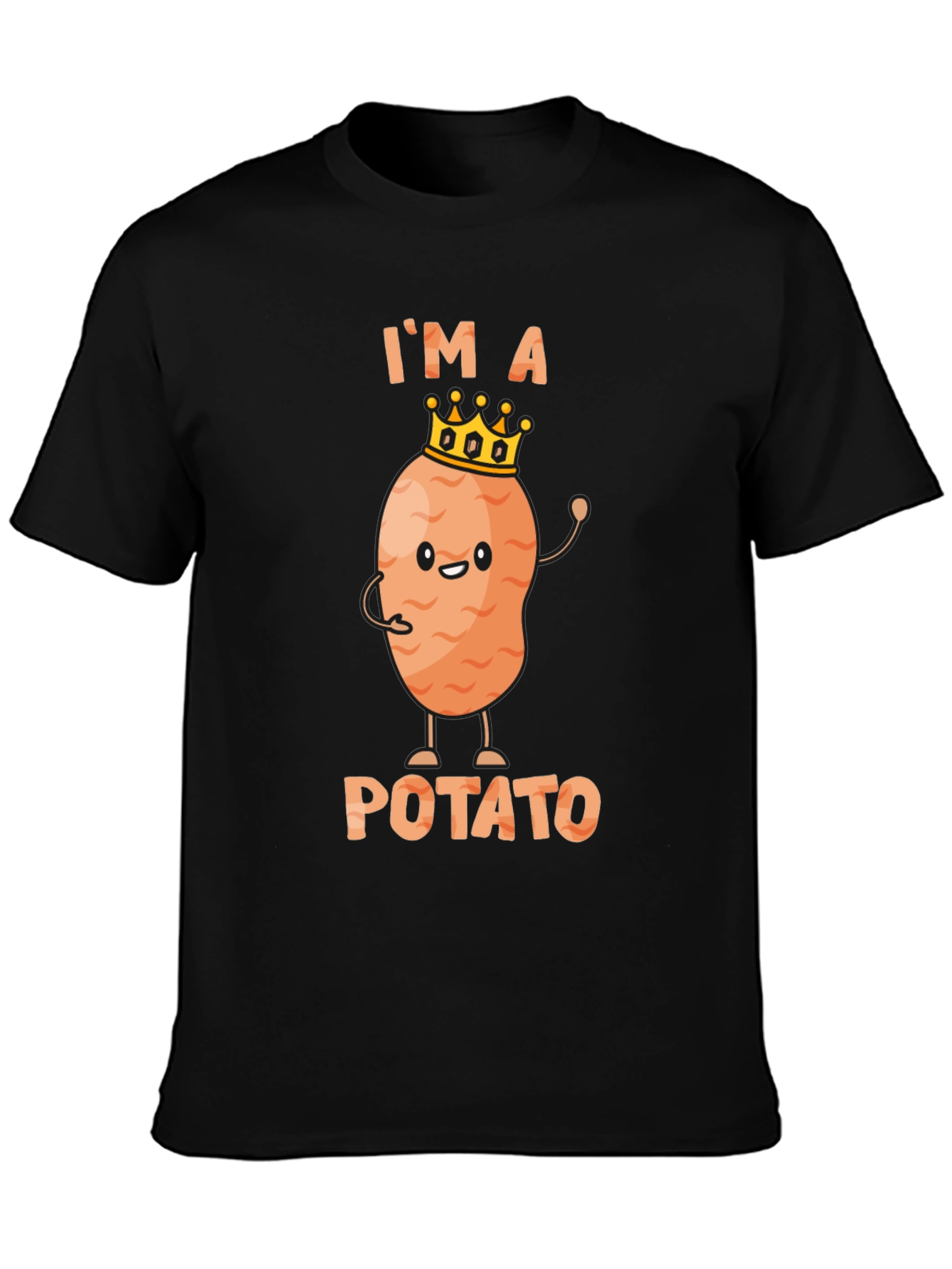 Funny Im A Potato Graphic T-Shirt