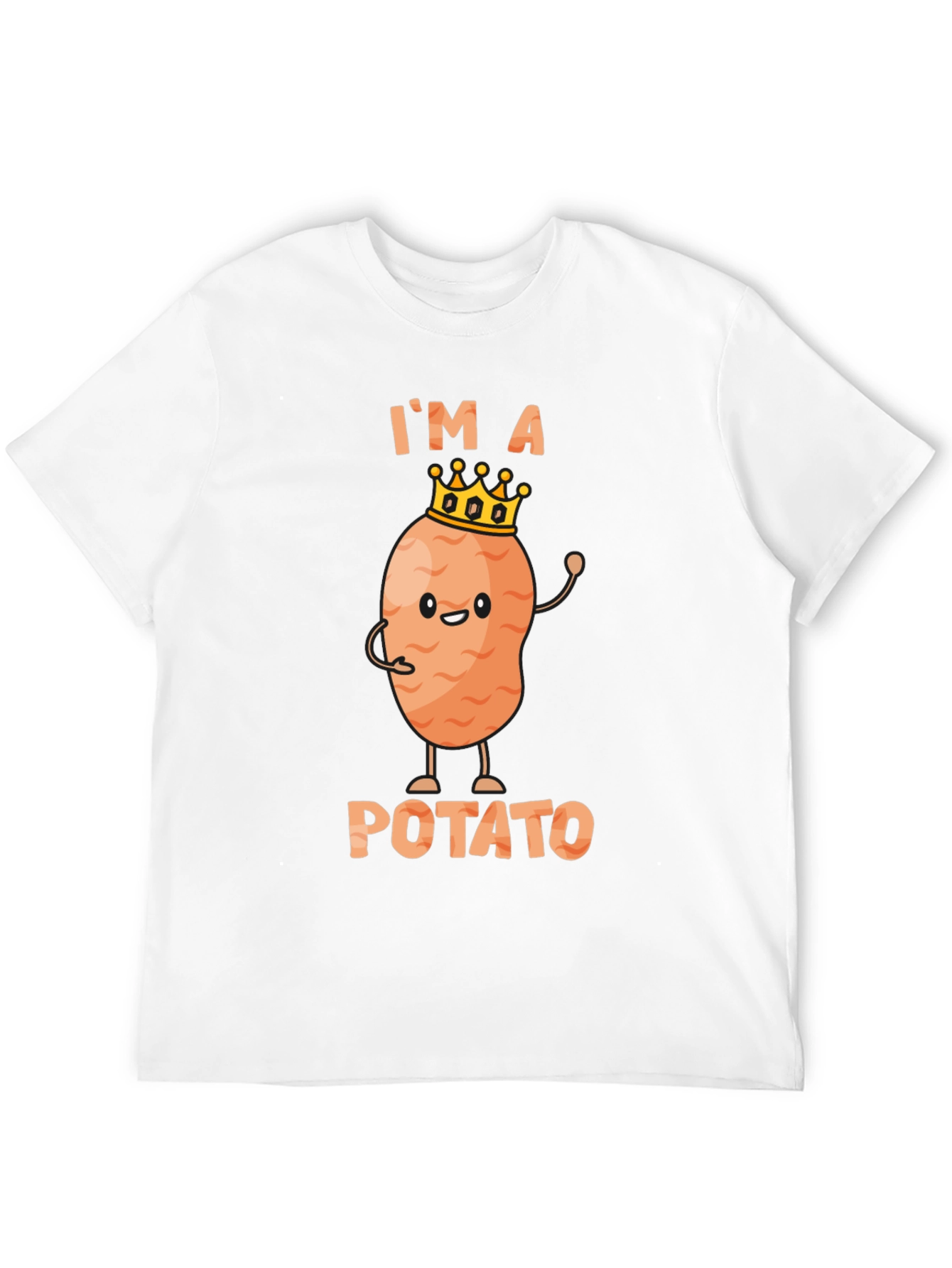 Funny Im A Potato Graphic T-Shirt