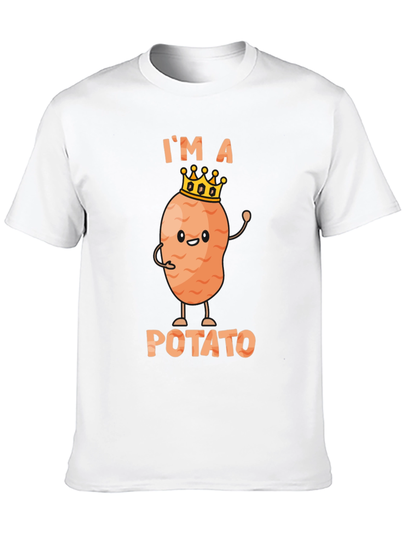 Funny Im A Potato Graphic T-Shirt