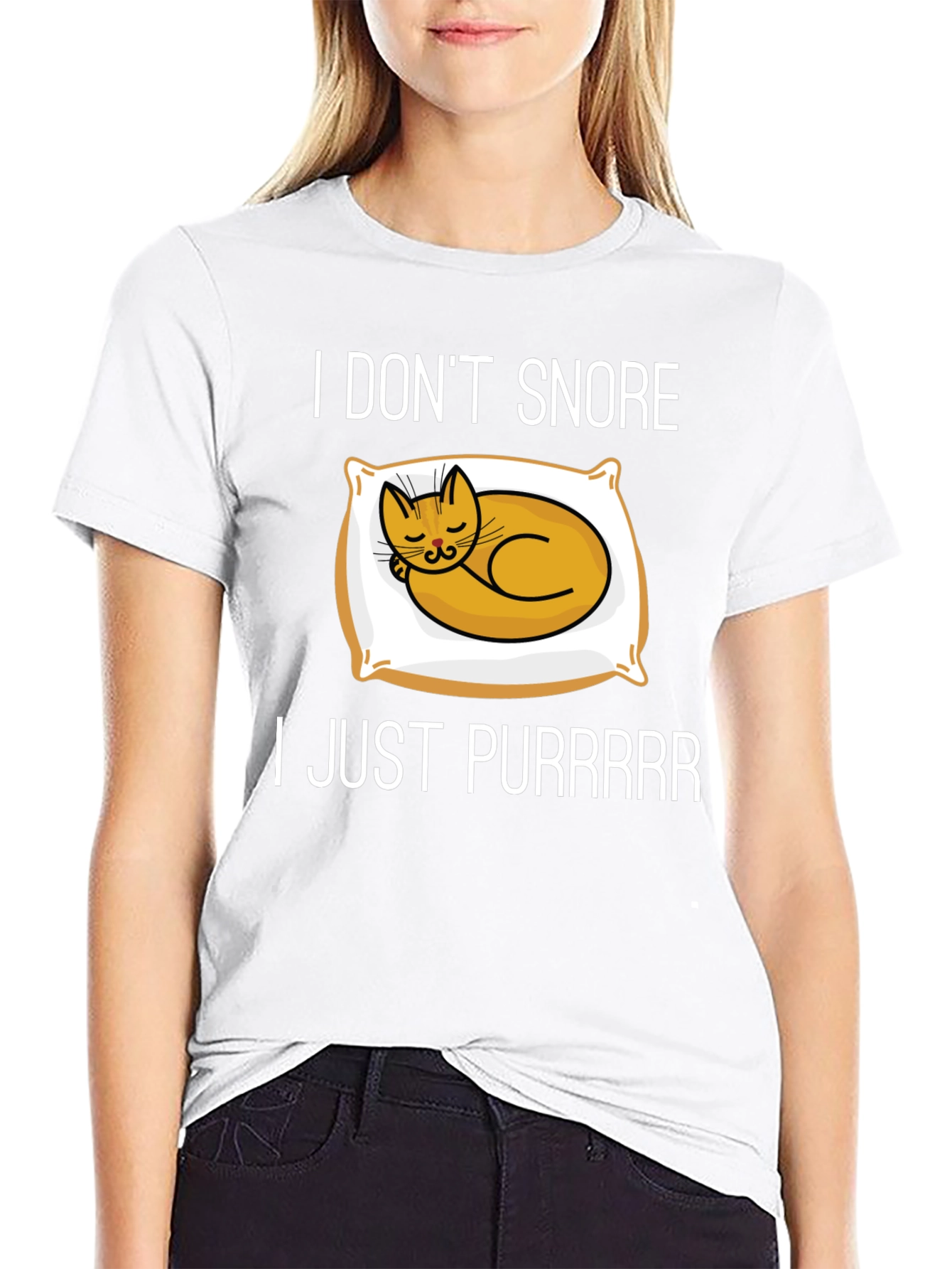 I Dont Snore Cat T-Shirt